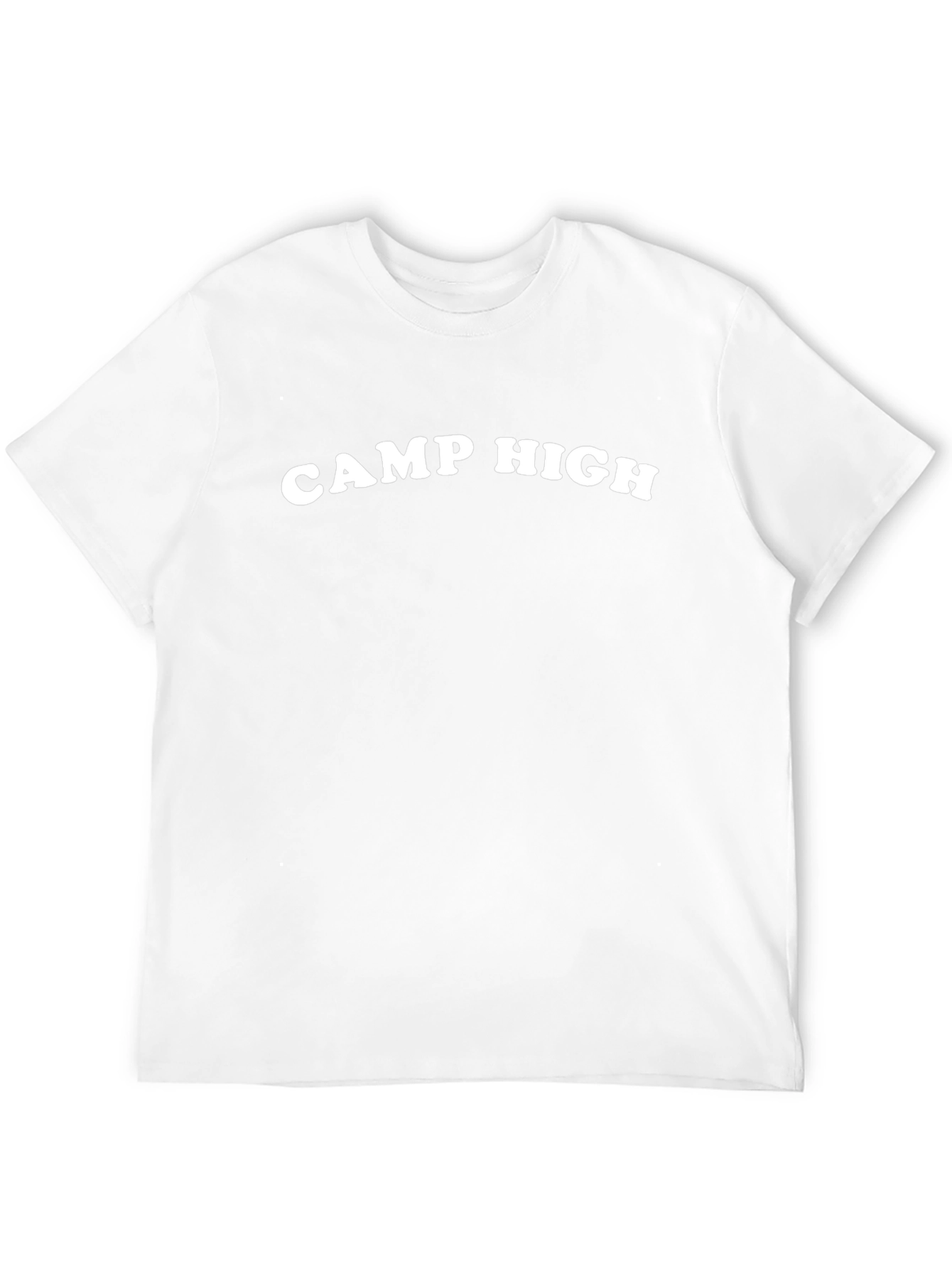 Camp High Graphic Tee - Black Cotton T-Shirt