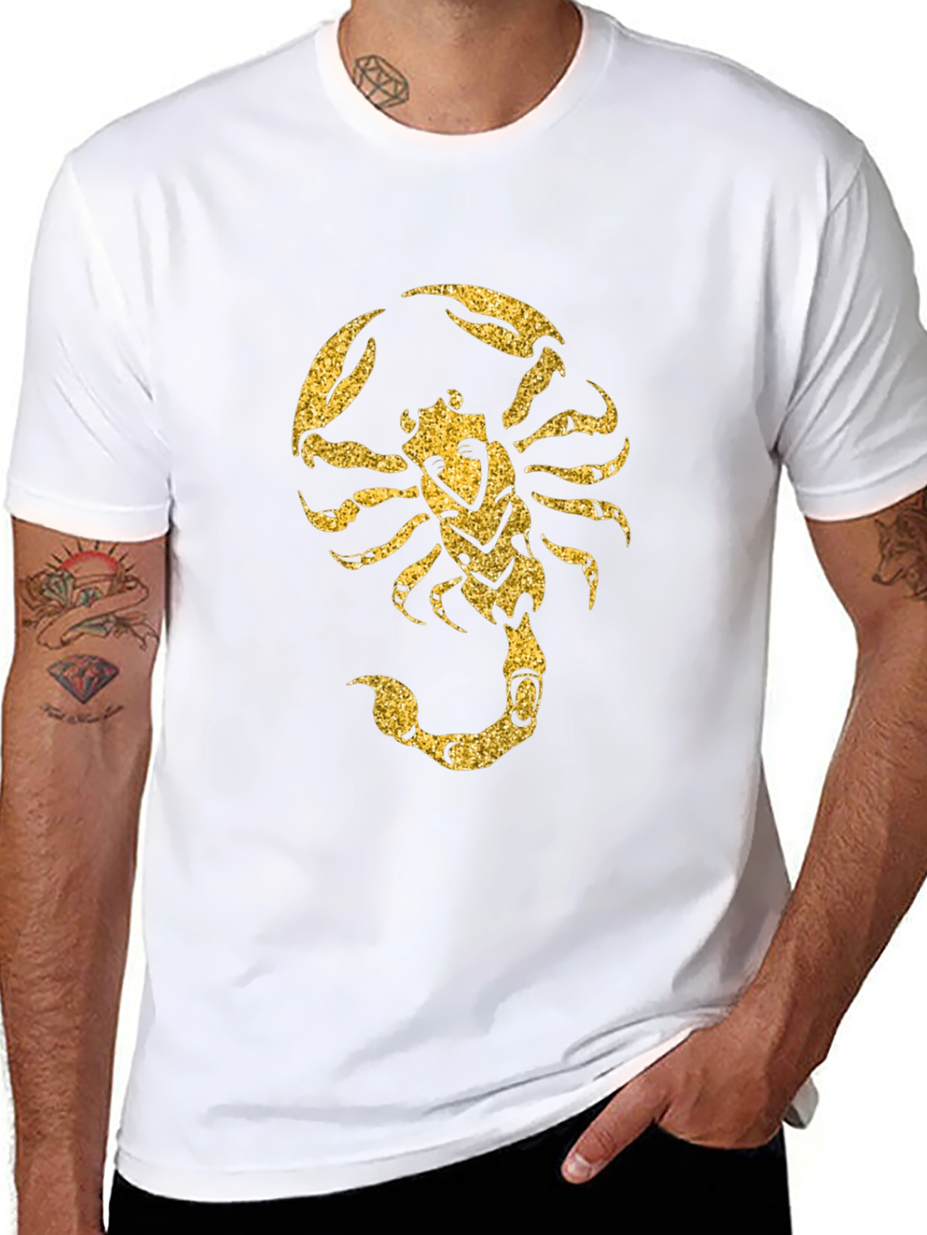 Scorpion Graphic T-Shirt - Black