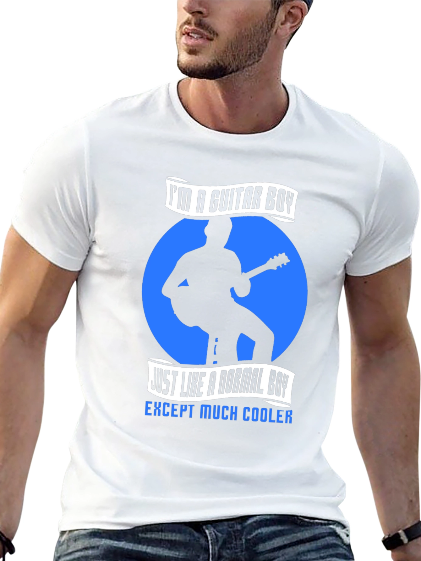 Guitar Boy Graphic Tee - Cool Musician T-Shirt