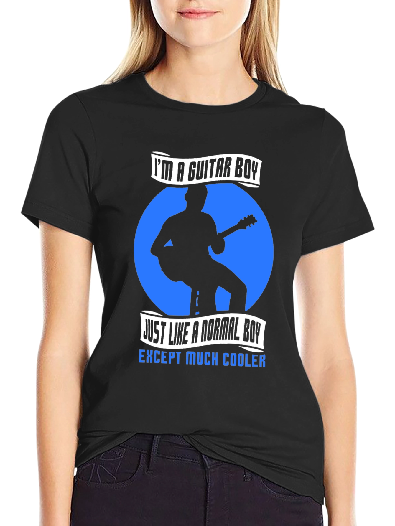 Guitar Boy Graphic Tee - Cool Musician T-Shirt