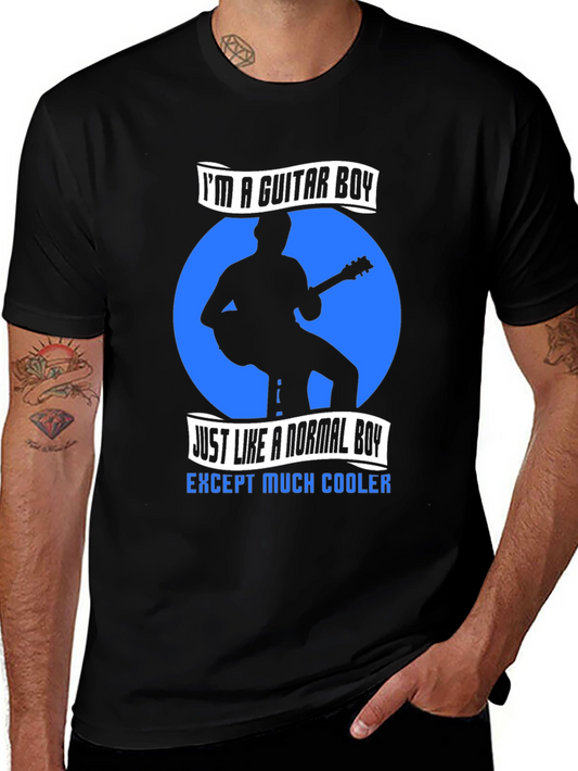 Guitar Boy Graphic Tee - Cool Musician T-Shirt