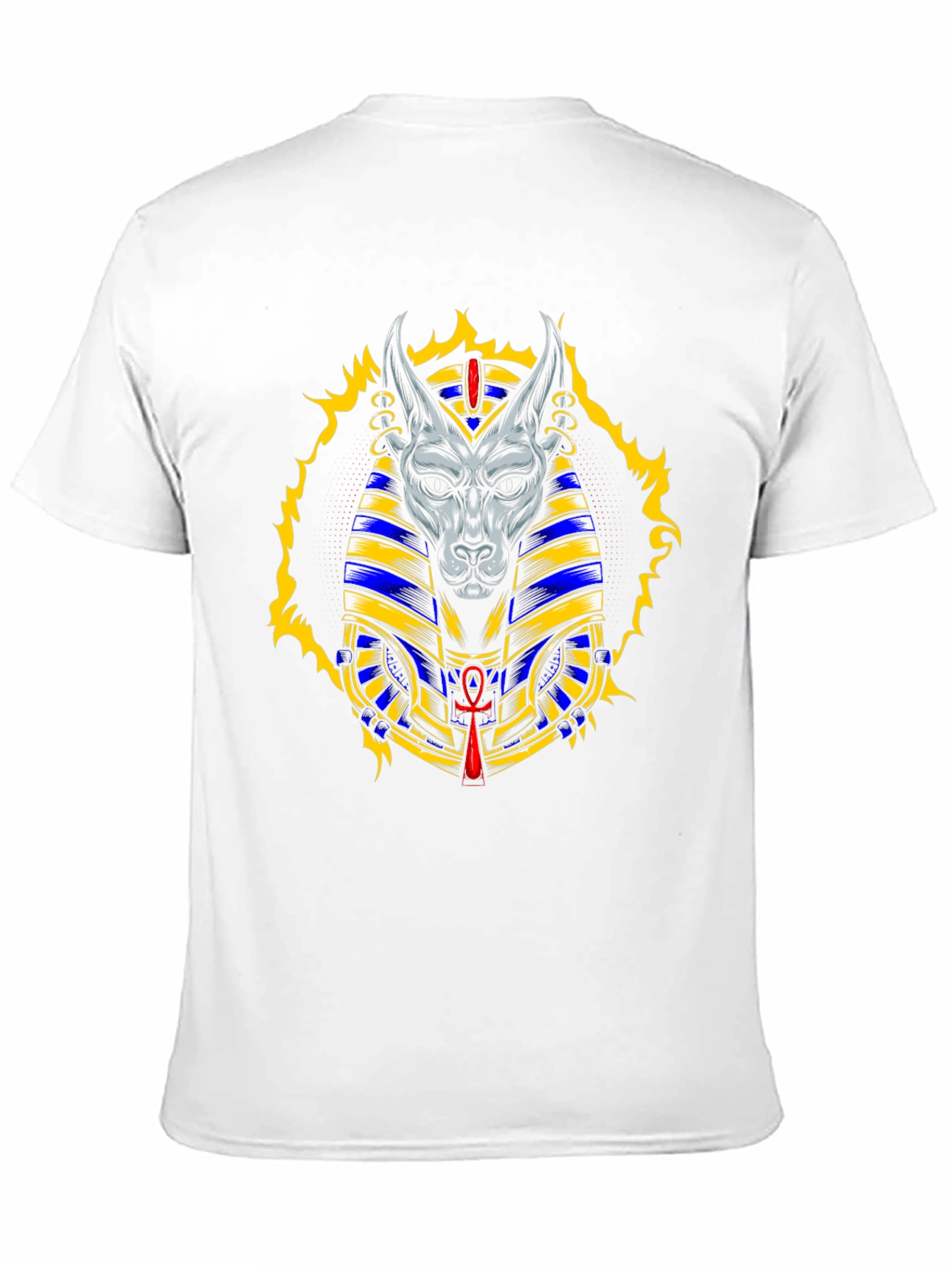 Anubis Graphic T-Shirt - Egyptian Dog God Tee