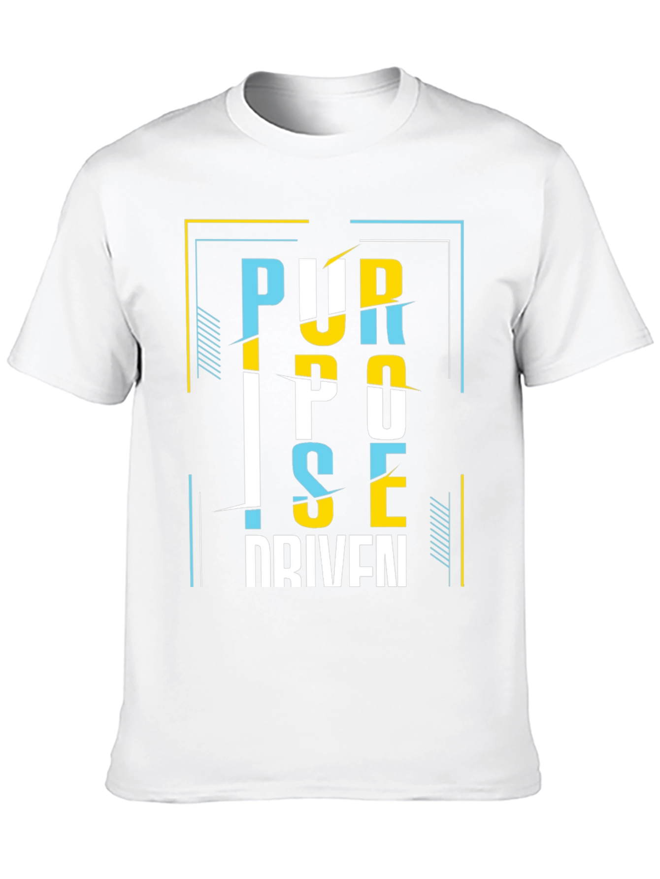 Purpose Driven Graphic Tee - Stylish Black T-Shirt