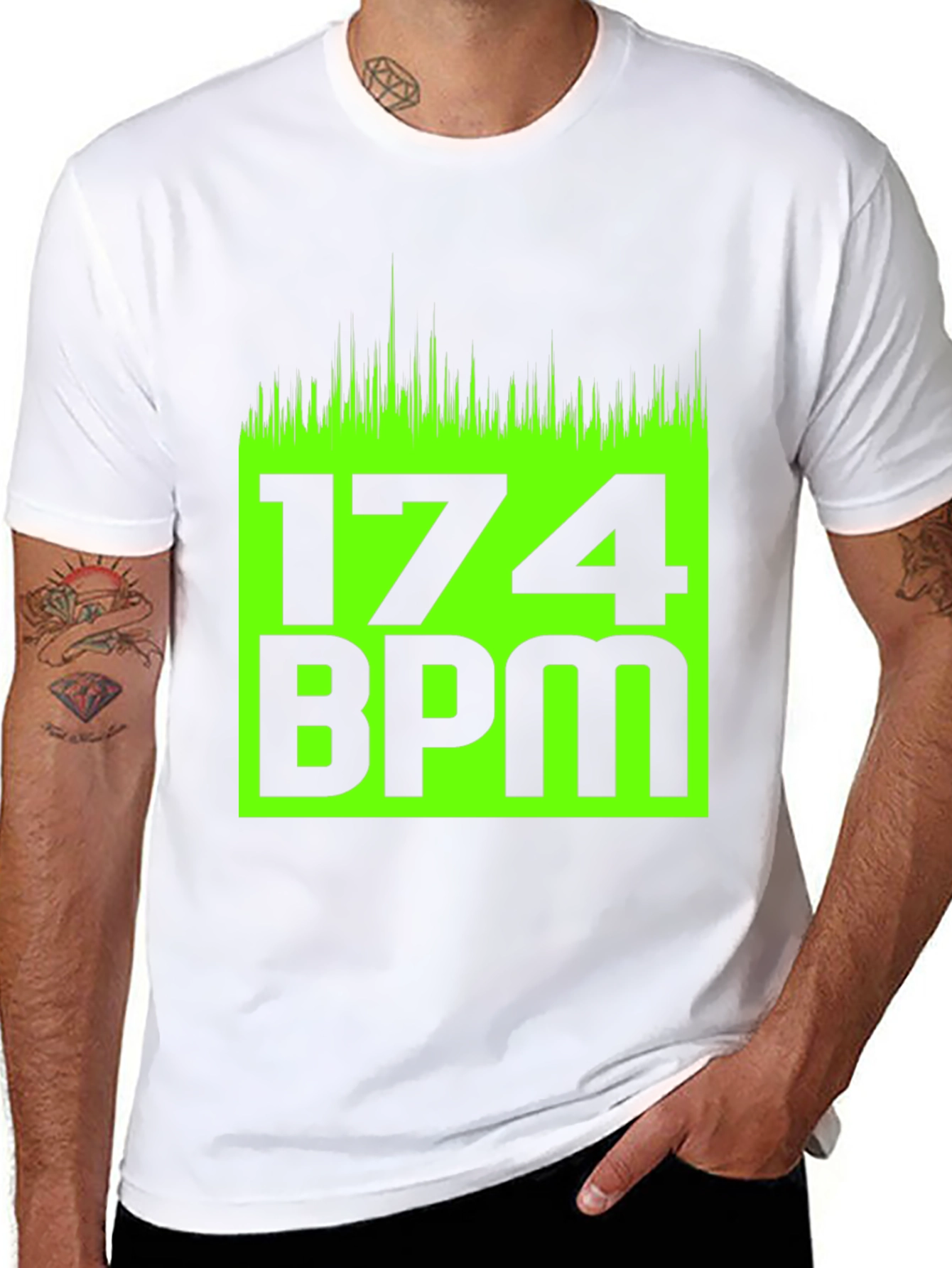 174 BPM Rave T-Shirt - Black