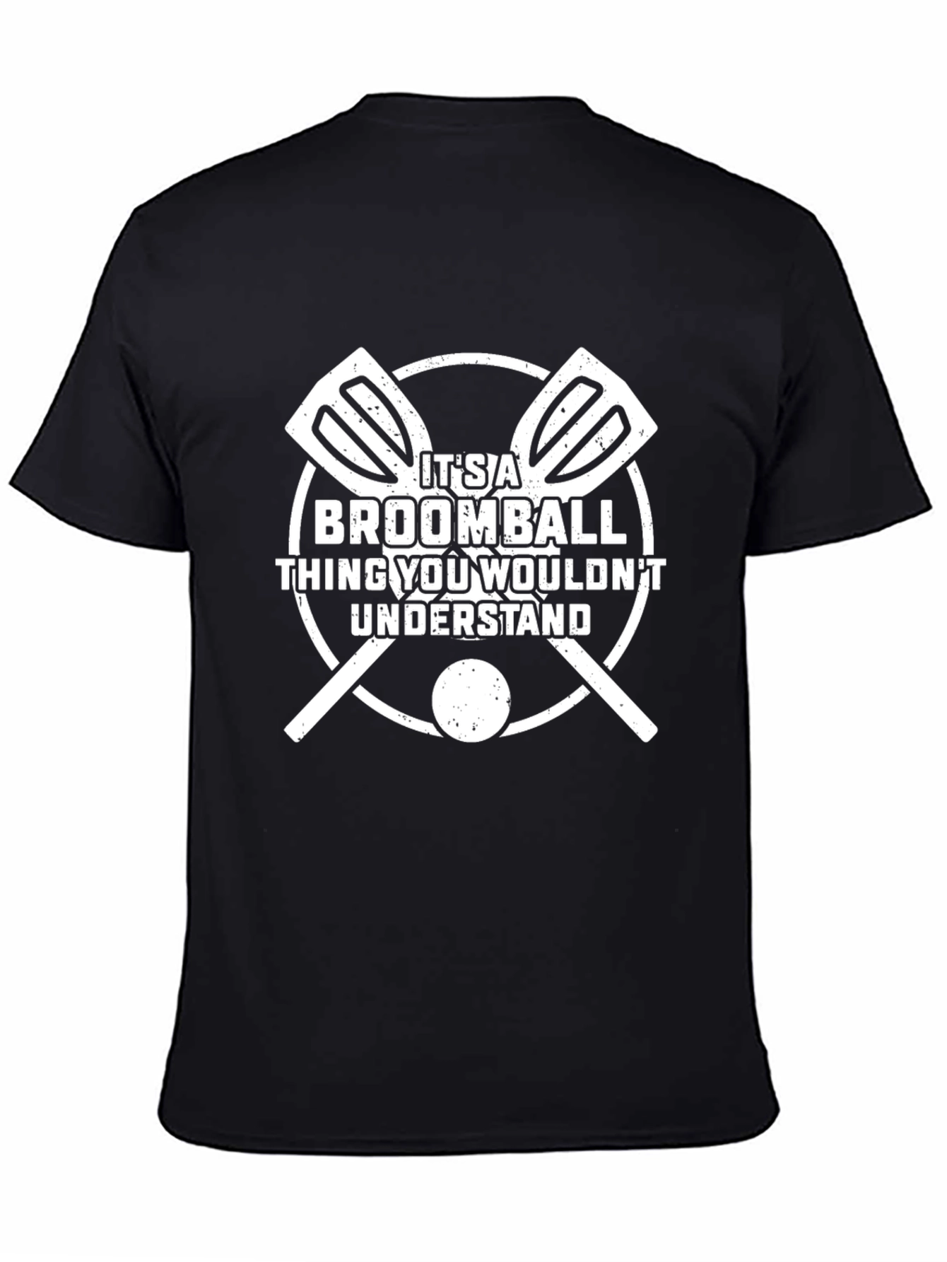Broomball Thing You Wouldnt Understand Black T-Shirt