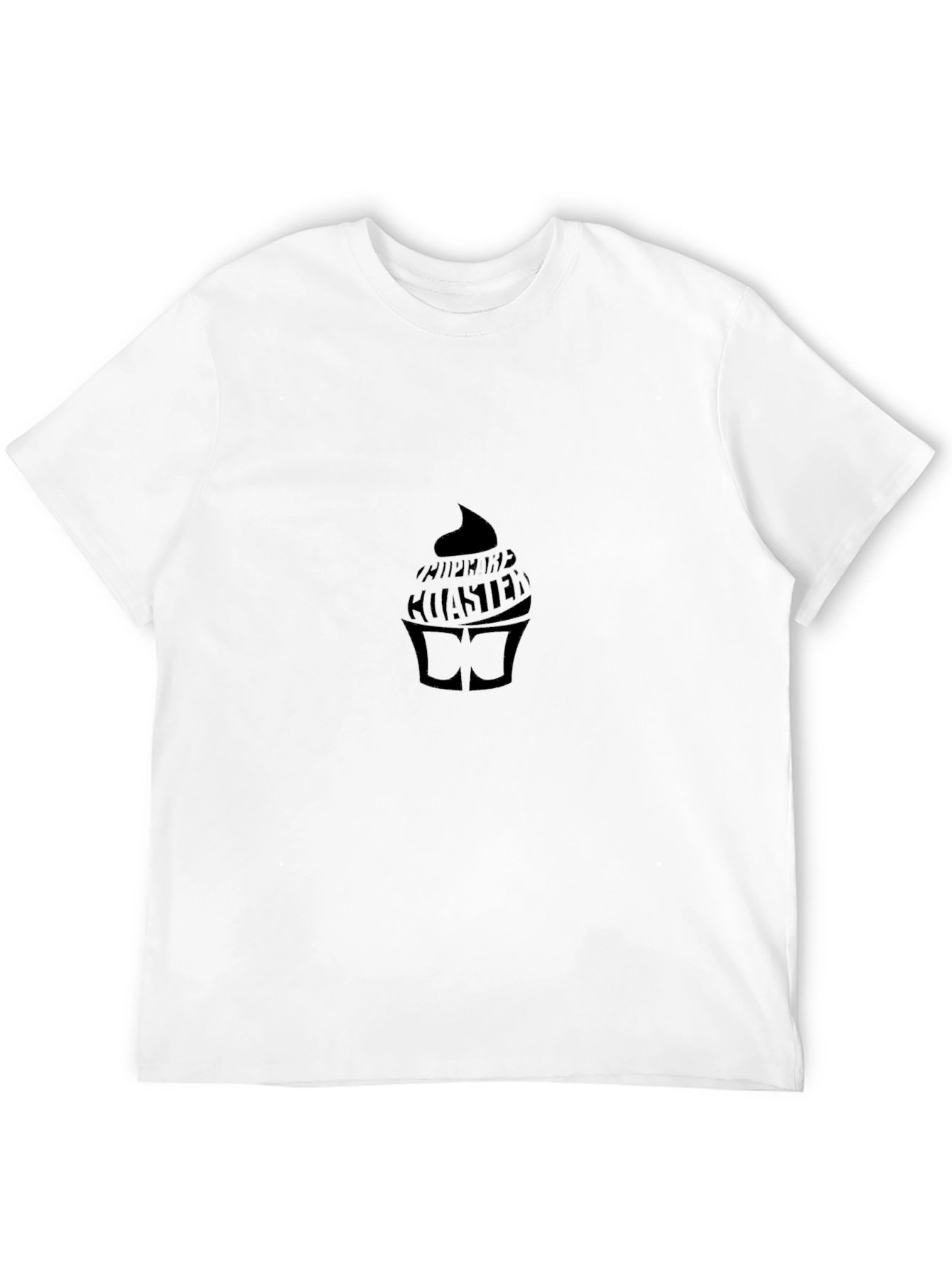 Black Cupcake Coaster Tee - Casual Comfort