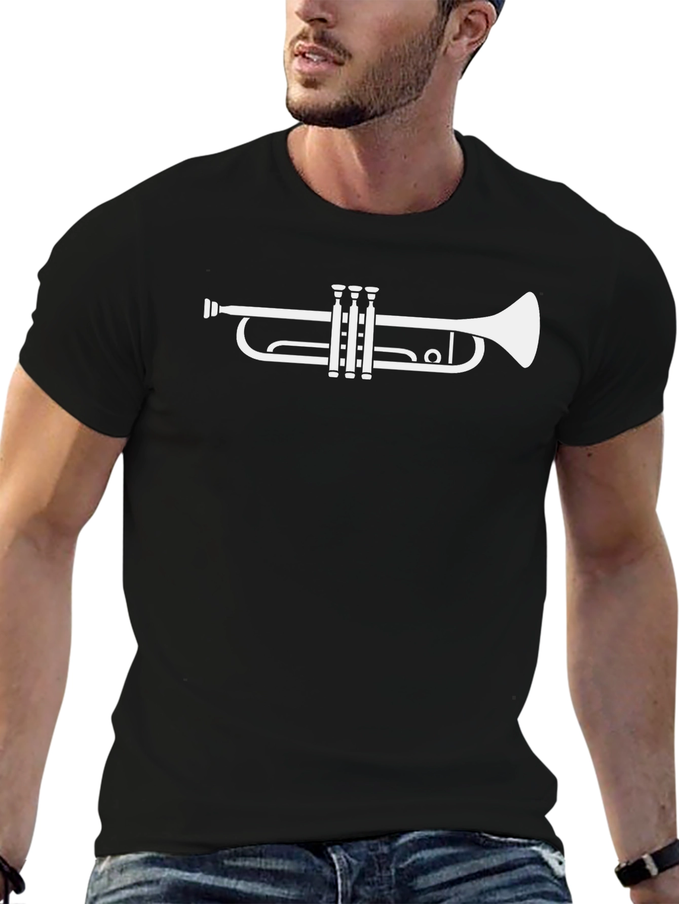 Trumpet Graphic T-Shirt - Musicians Tee