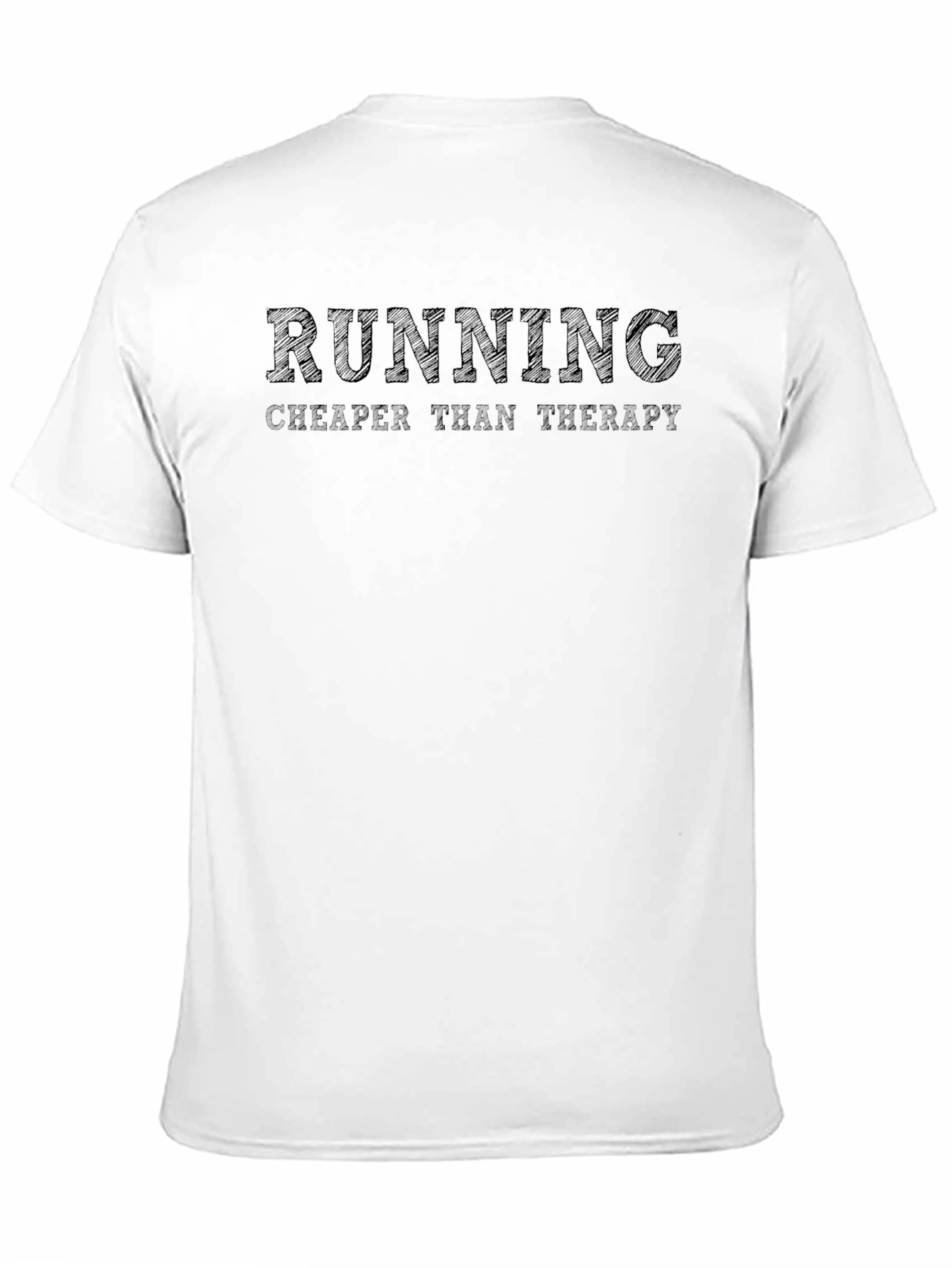 Running Cheaper Than Therapy T-Shirt - Black