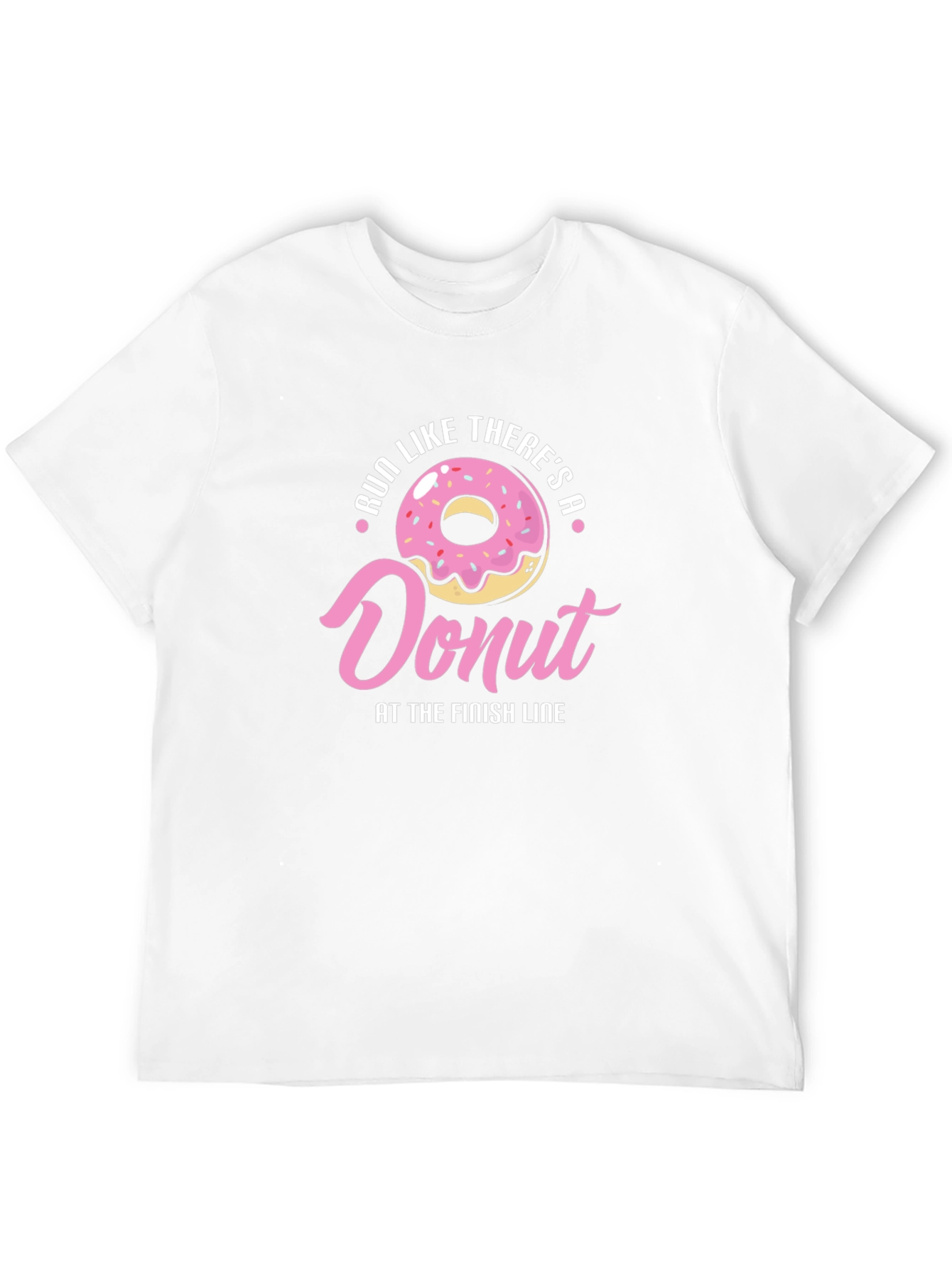 Run For Donuts T-Shirt - Funny Fitness Tee