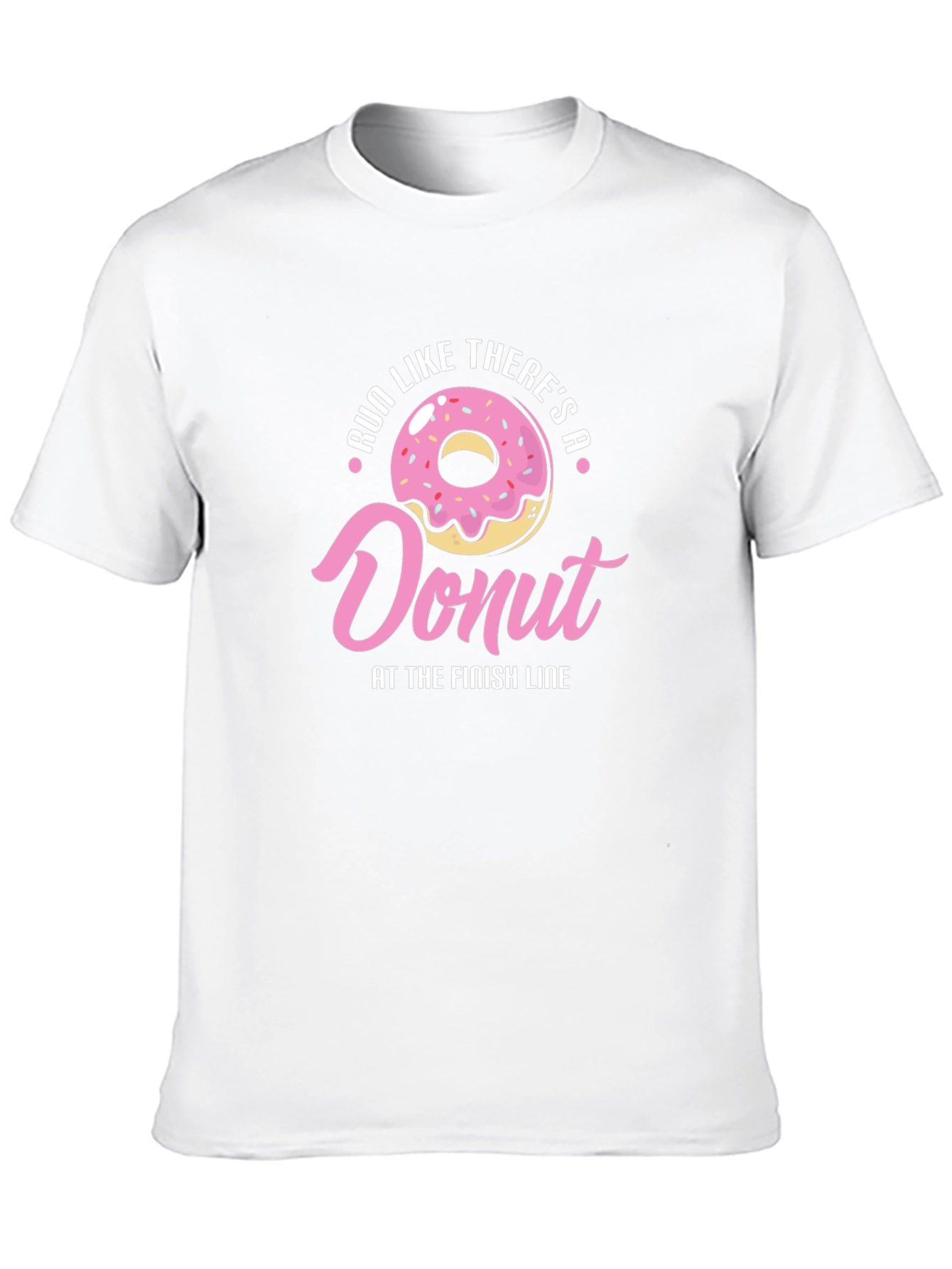 Run For Donuts T-Shirt - Funny Fitness Tee