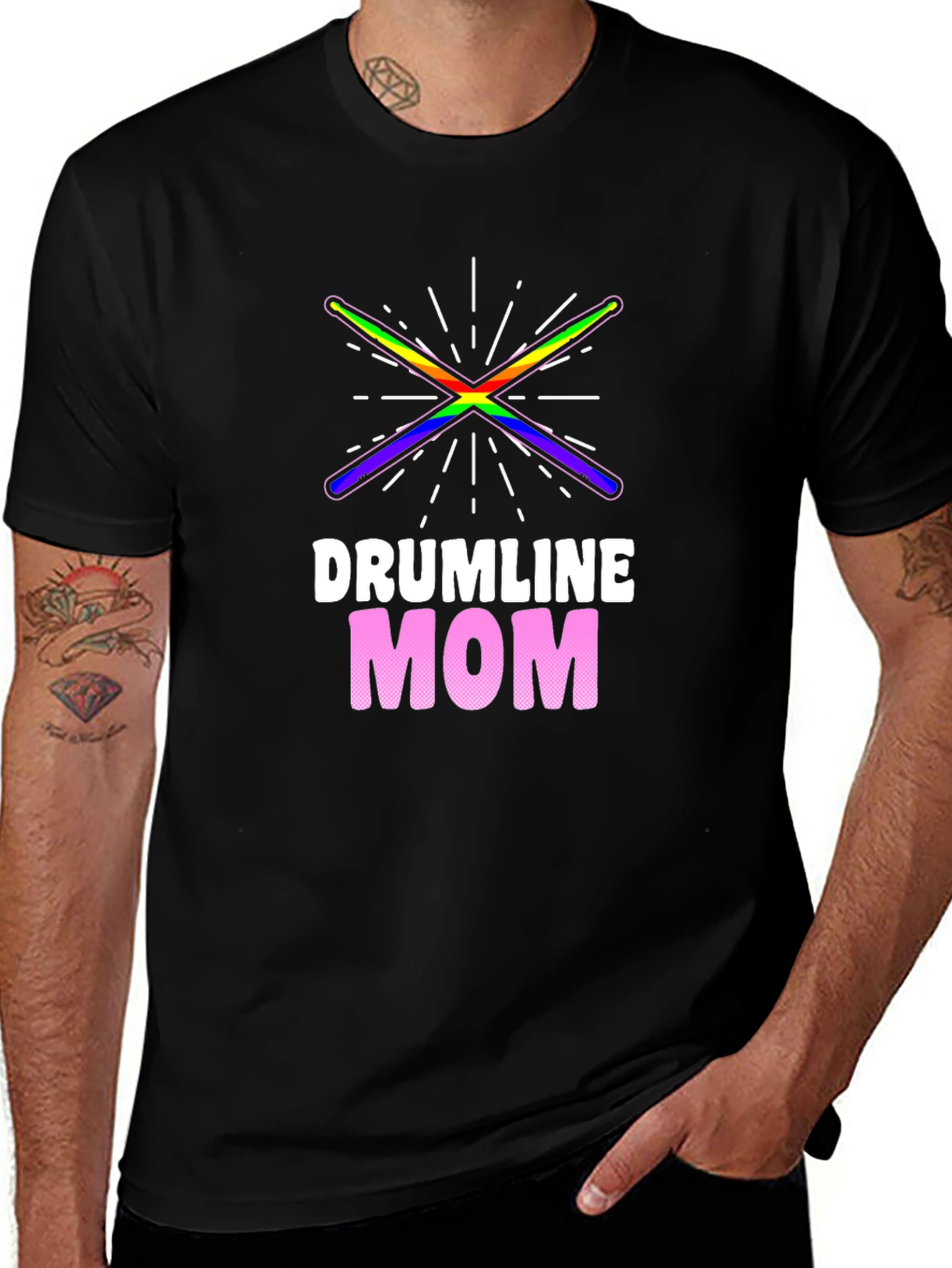 Drumline Mom T-Shirt - Band Parent Pride