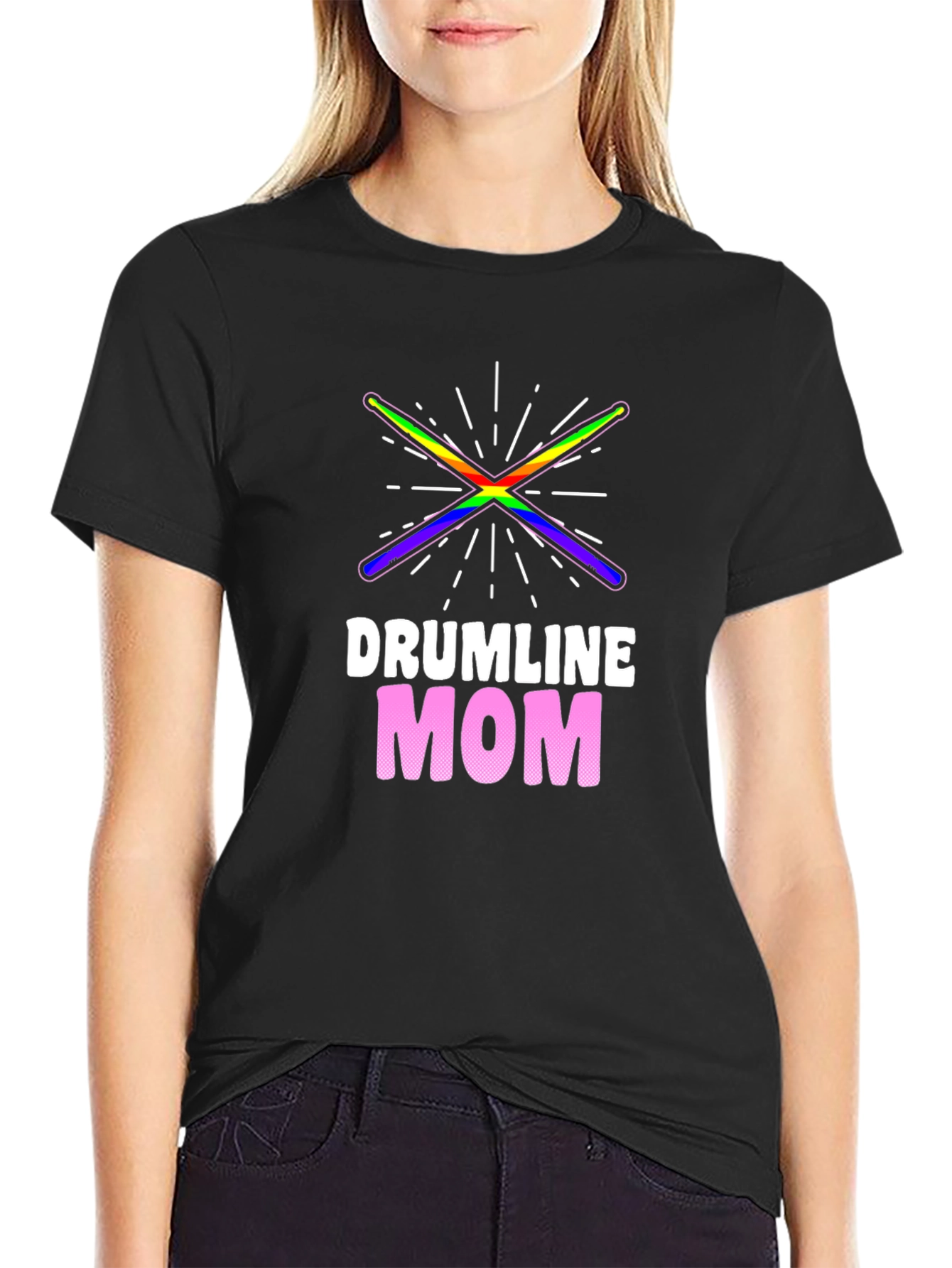 Drumline Mom T-Shirt - Band Parent Pride