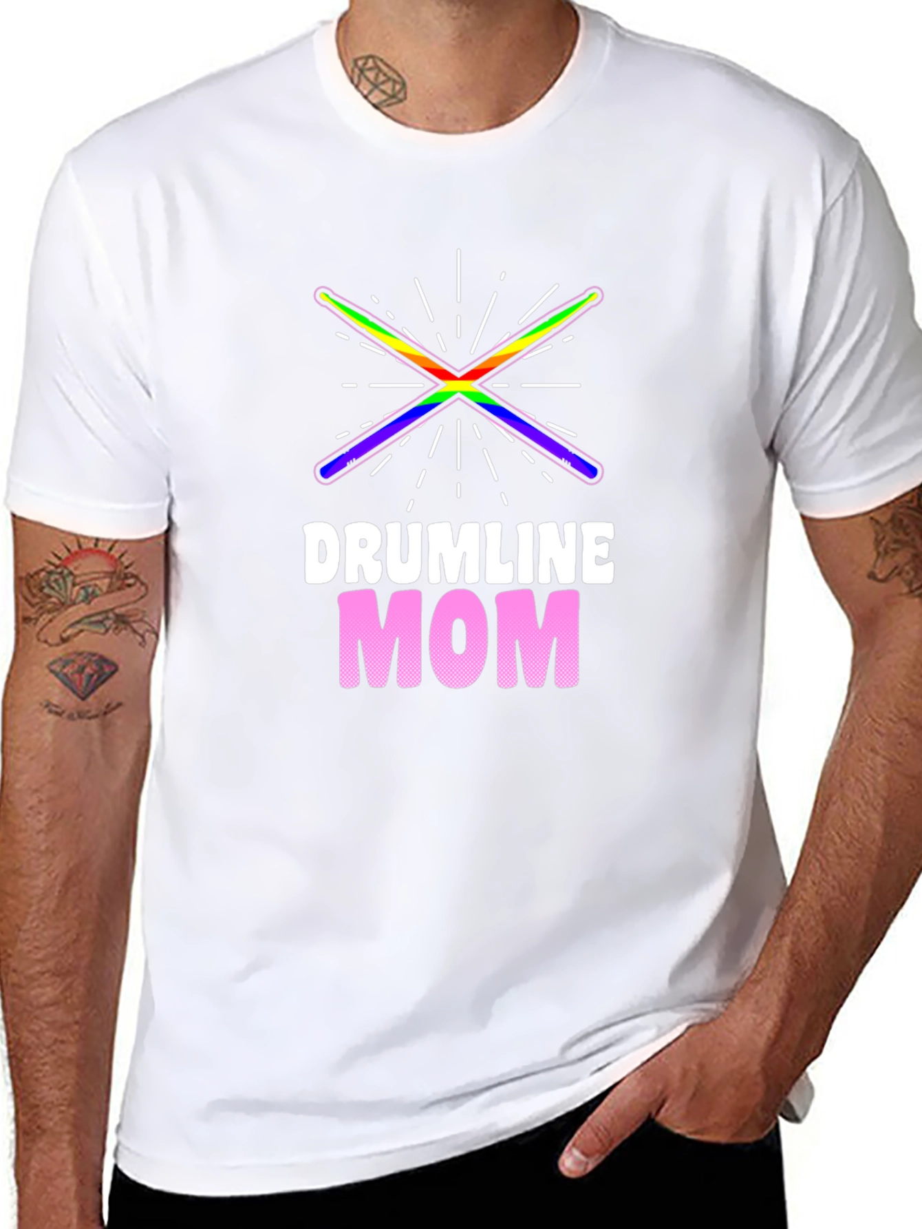 Drumline Mom T-Shirt - Band Parent Pride