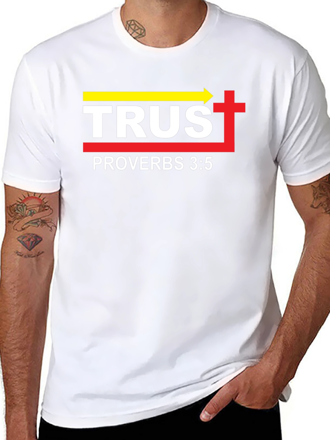 Trust Proverbs 3:5 Christian T-Shirt