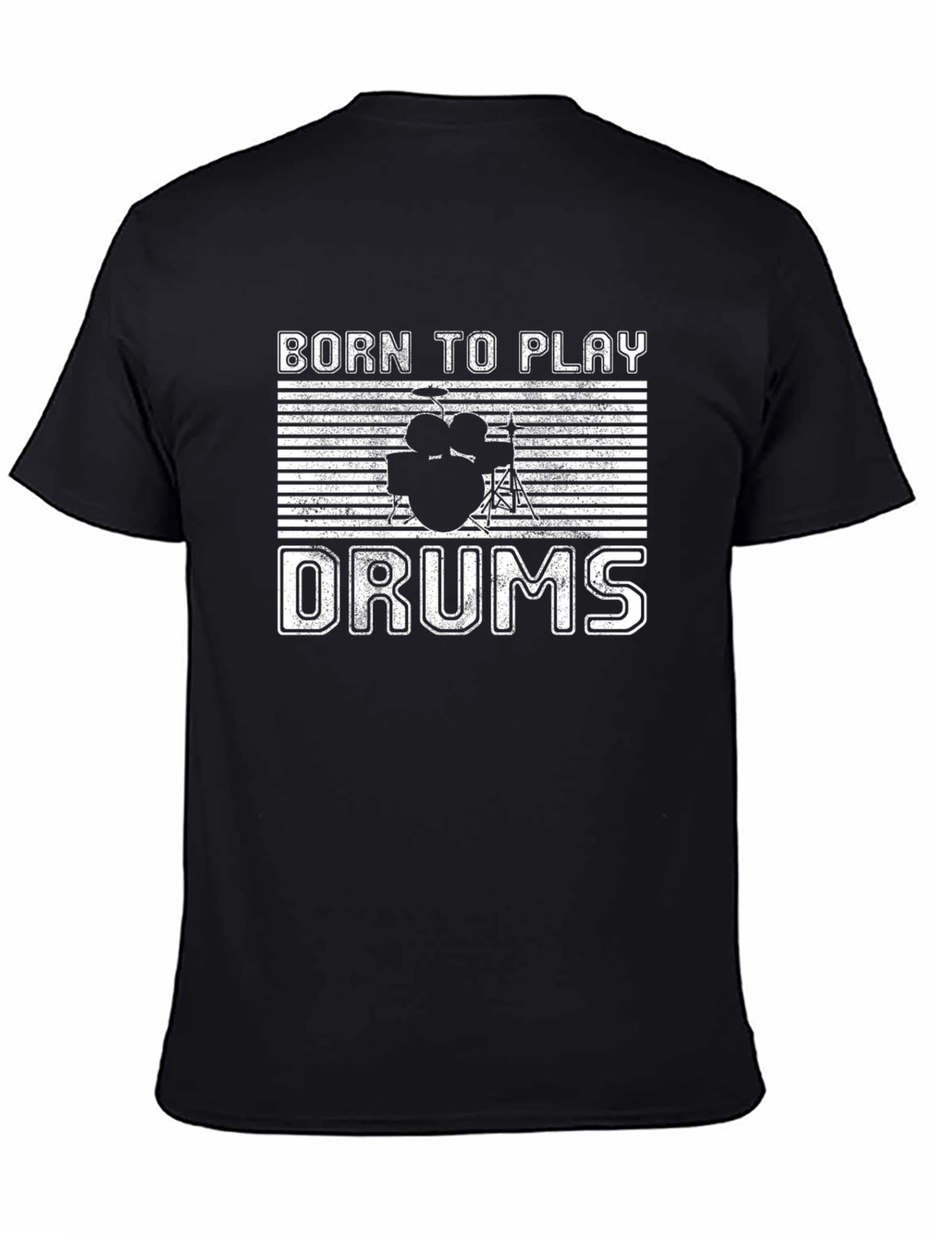 Born to Play Drums Graphic T-Shirt