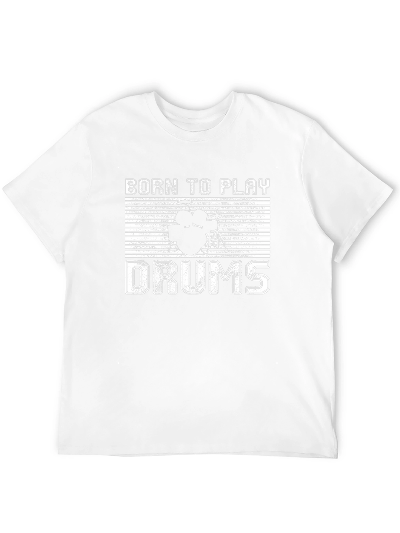 Born to Play Drums Graphic T-Shirt