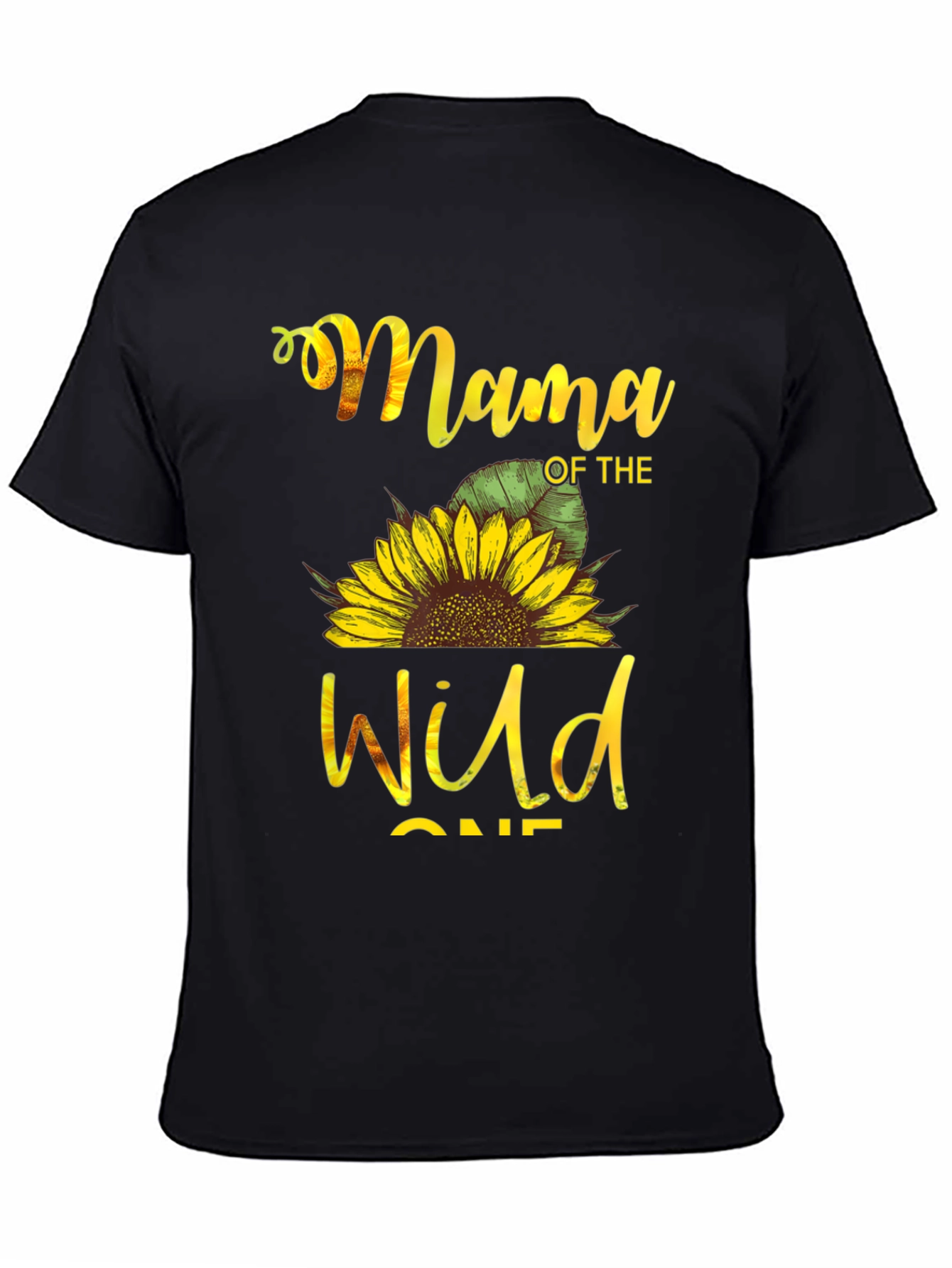 Mama of the Wild One Sunflower Graphic Tee