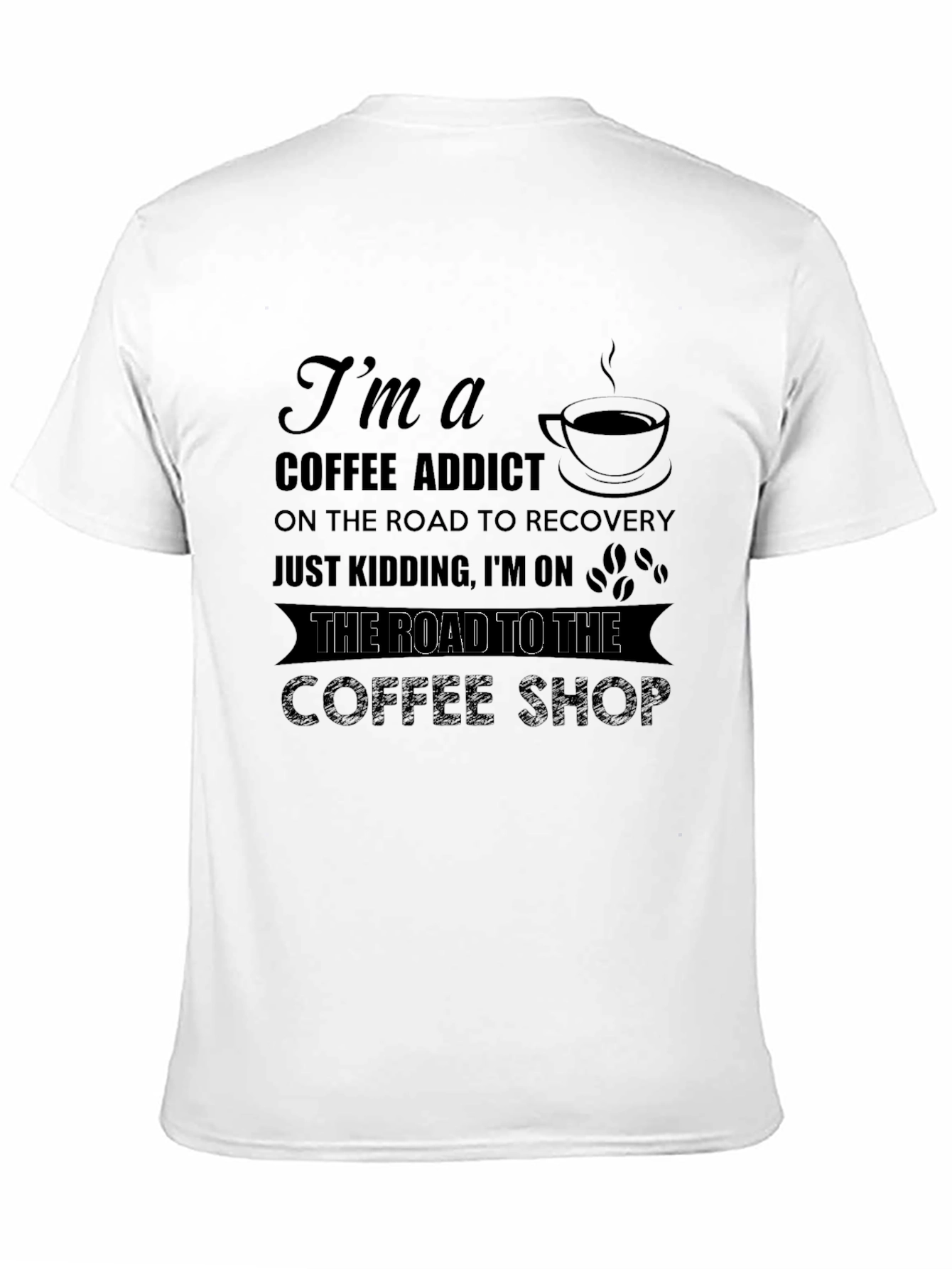 Coffee Addict Black T-Shirt
