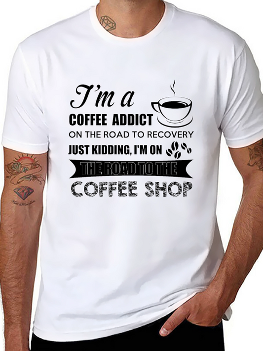 Coffee Addict Black T-Shirt