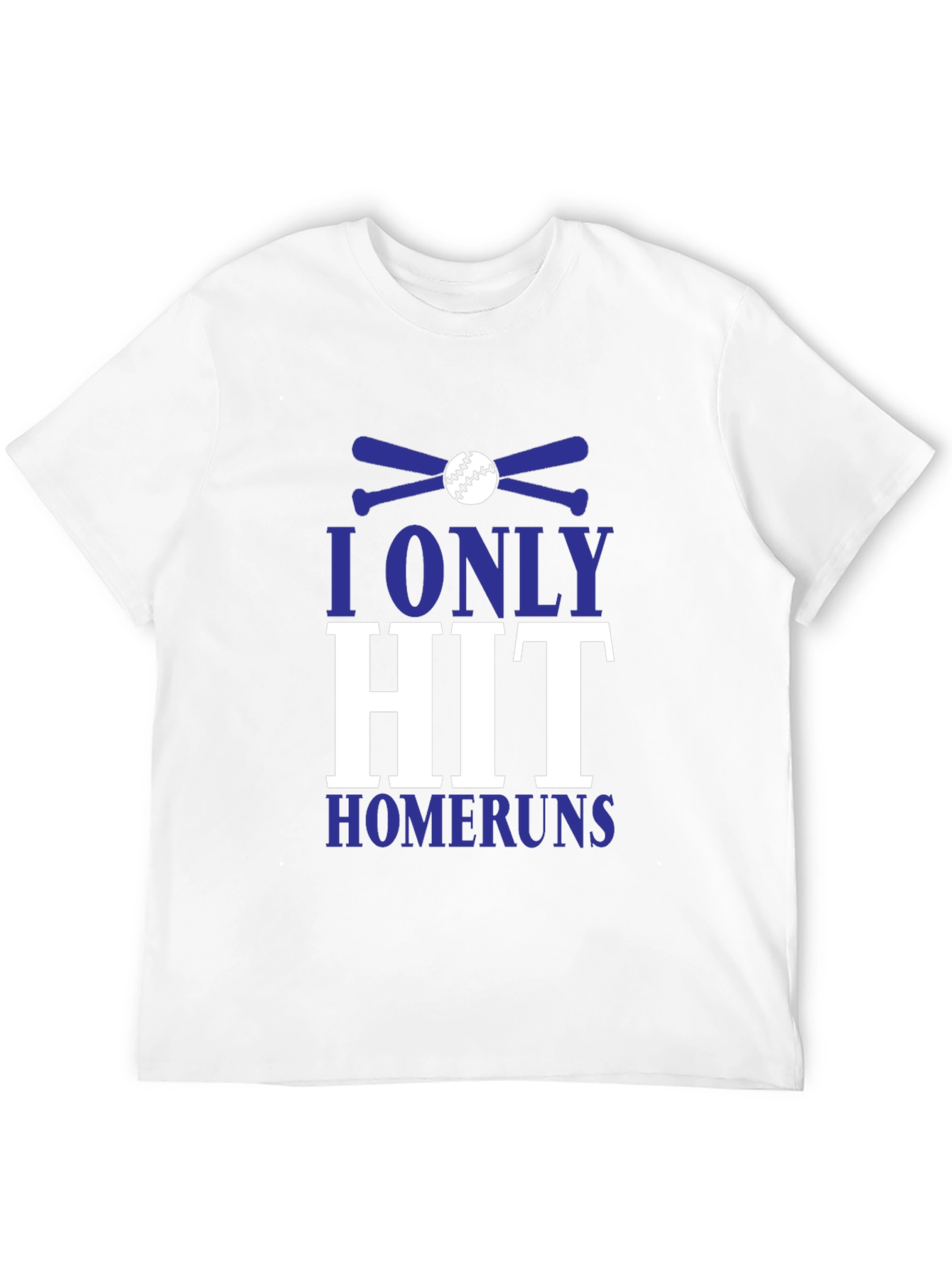 I Only Hit Homeruns Baseball Graphic Tee