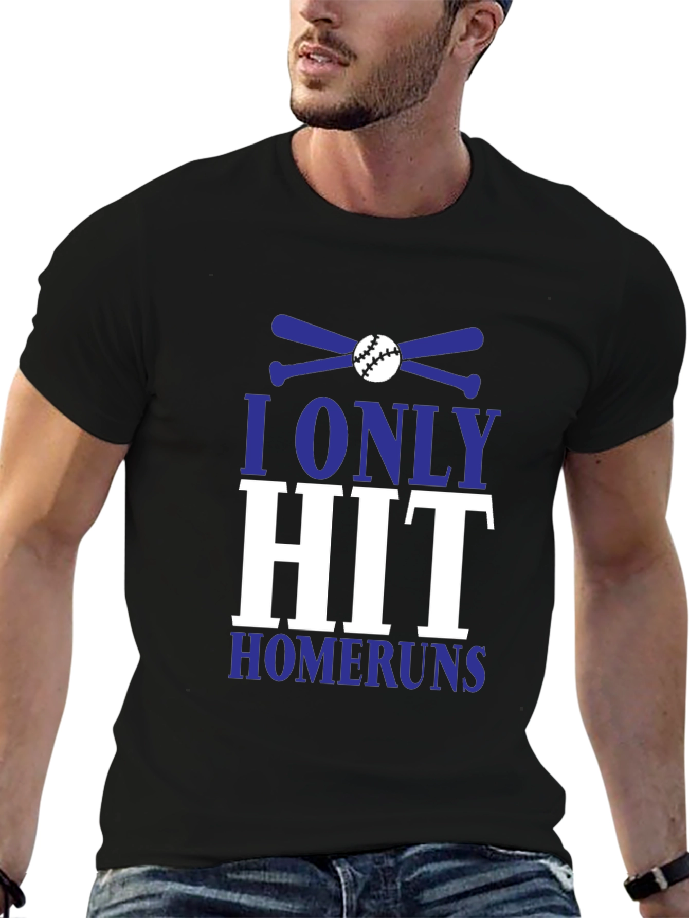 I Only Hit Homeruns Baseball Graphic Tee