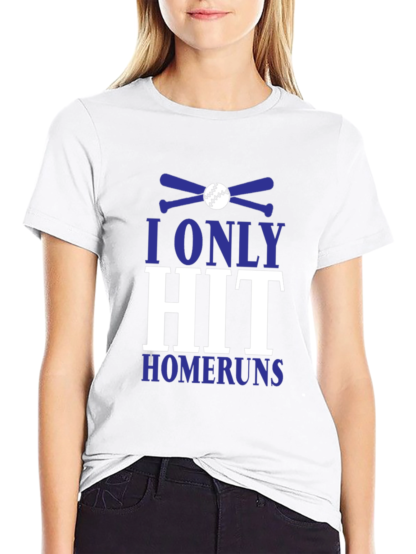 I Only Hit Homeruns Baseball Graphic Tee