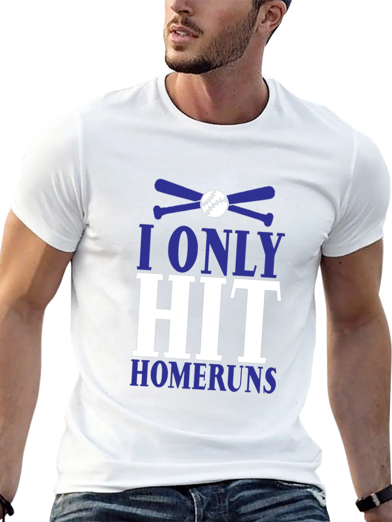 I Only Hit Homeruns Baseball Graphic Tee