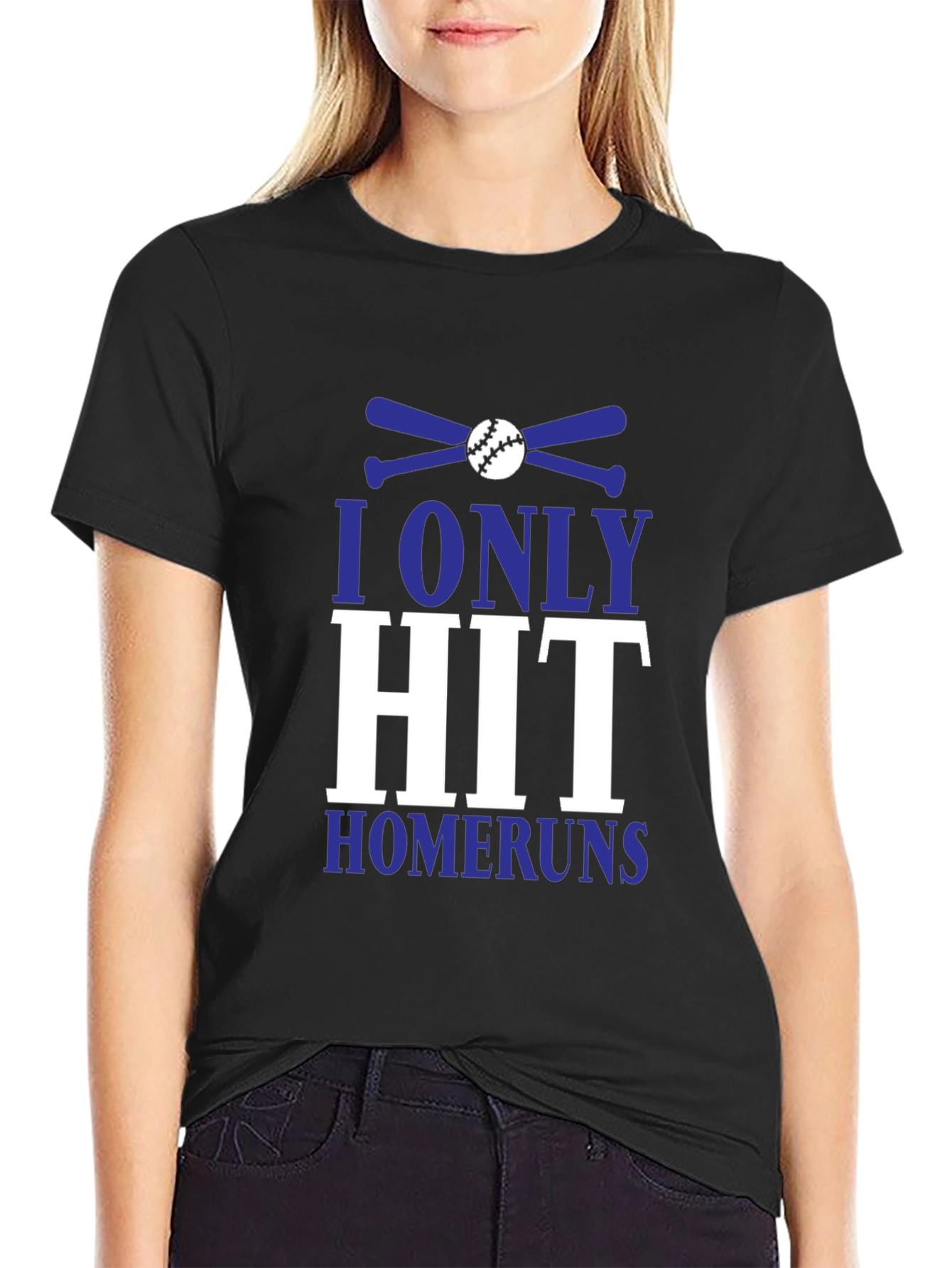 I Only Hit Homeruns Baseball Graphic Tee