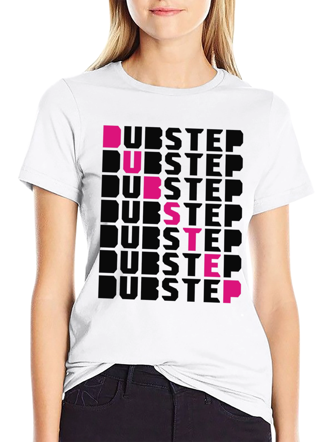 Dubstep Graphic T-Shirt - Black Cotton Tee