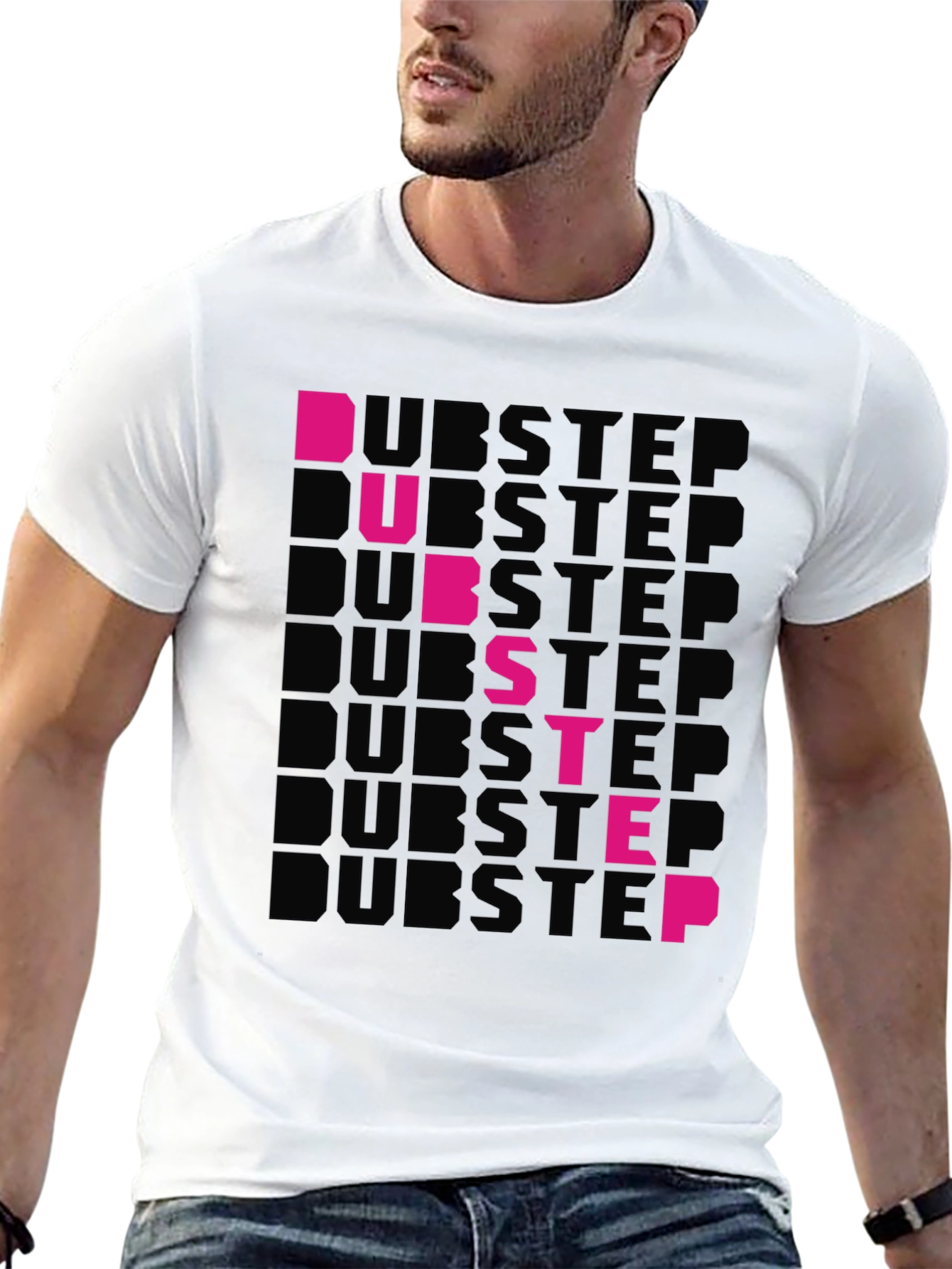 Dubstep Graphic T-Shirt - Black Cotton Tee