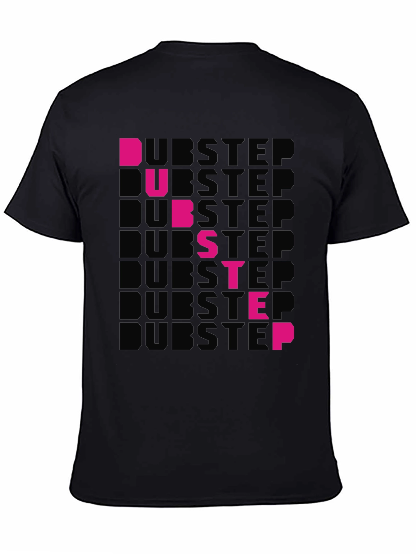 Dubstep Graphic T-Shirt - Black Cotton Tee