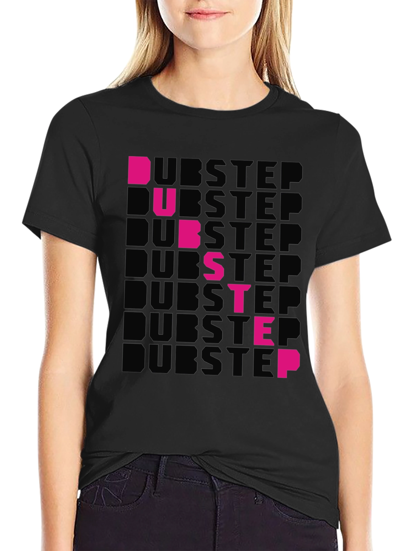Dubstep Graphic T-Shirt - Black Cotton Tee