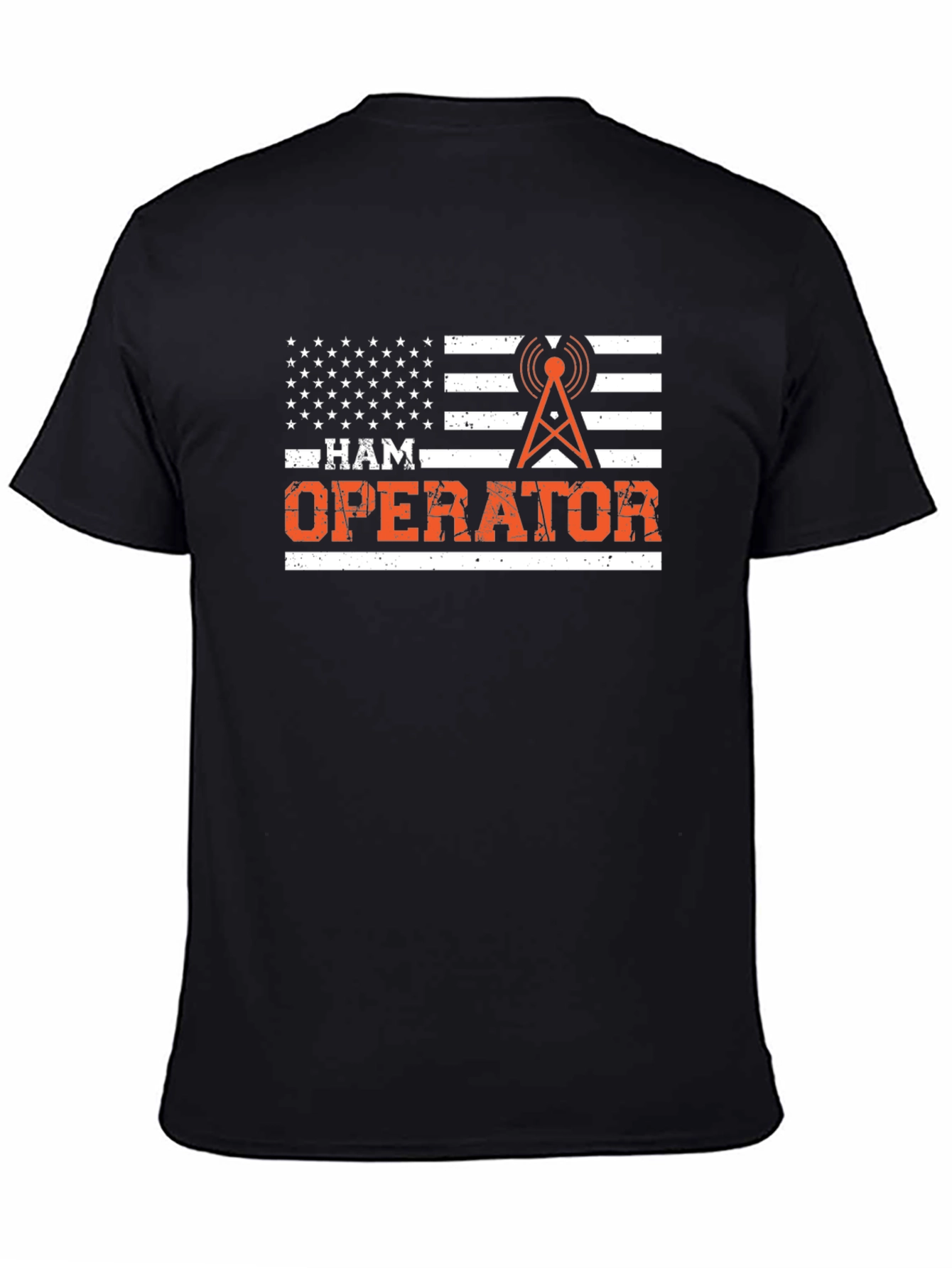 Ham Operator American Flag T-Shirt