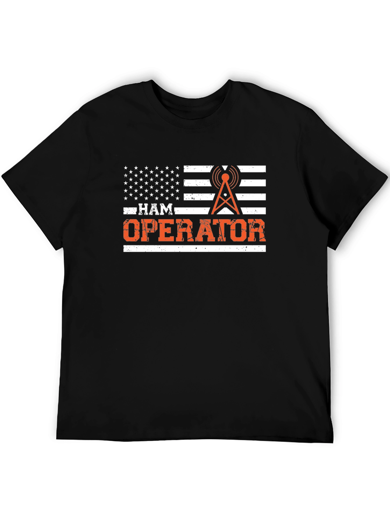 Ham Operator American Flag T-Shirt