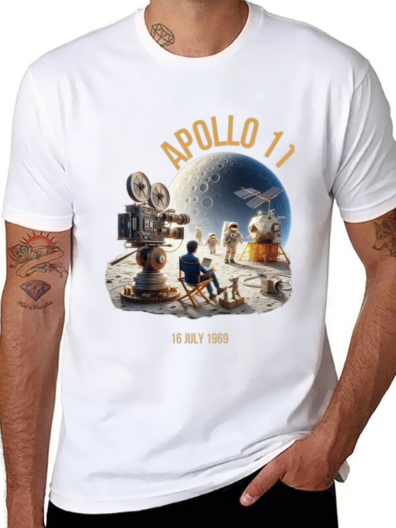 Apollo 11 T-Shirt - Moon Landing Anniversary