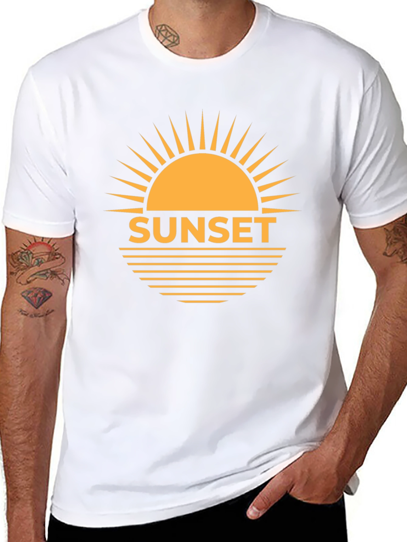 Sunset Graphic T-Shirt - Stylish Casual Wear
