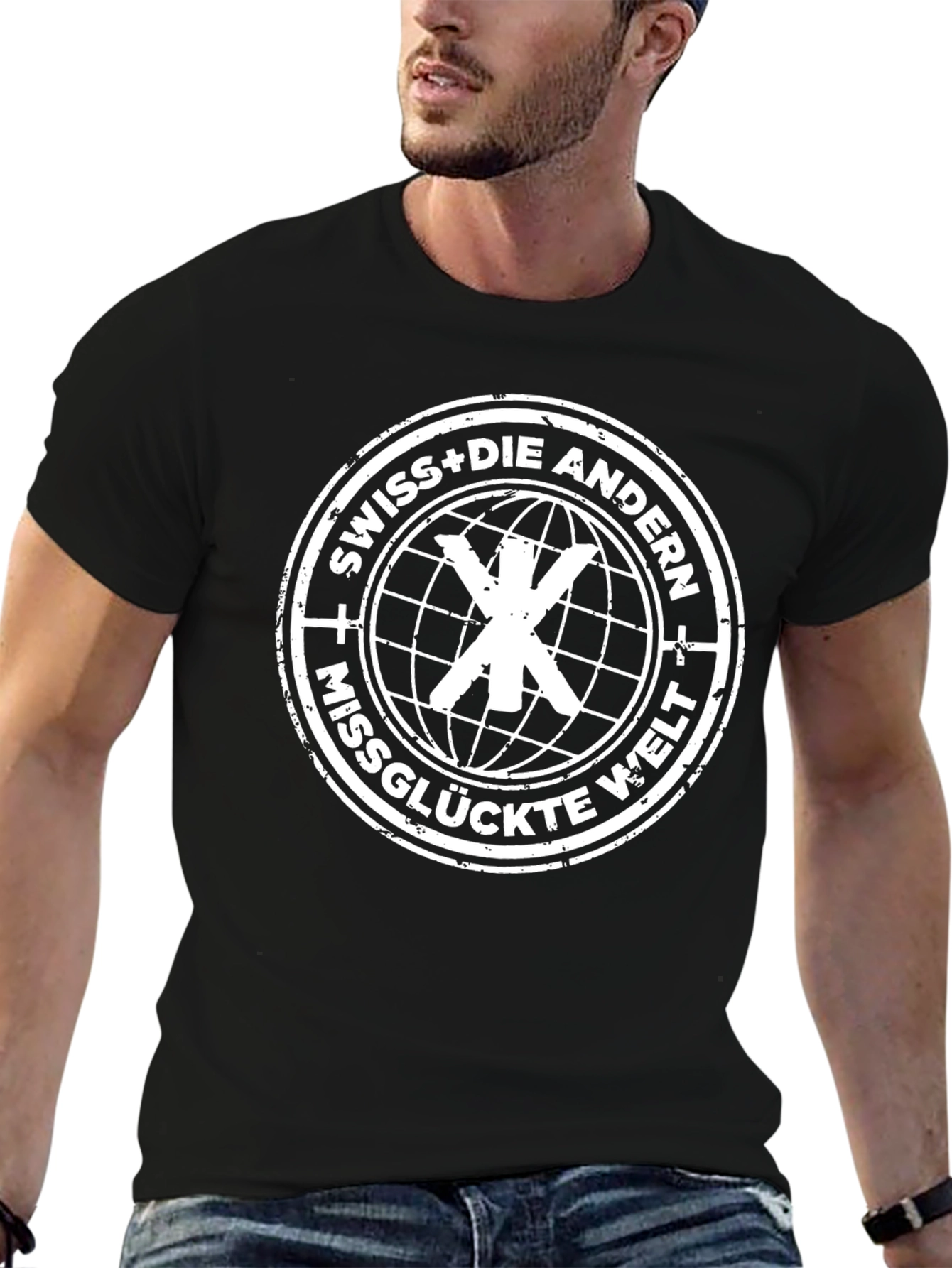 Swiss + Die Andern T-Shirt - Black