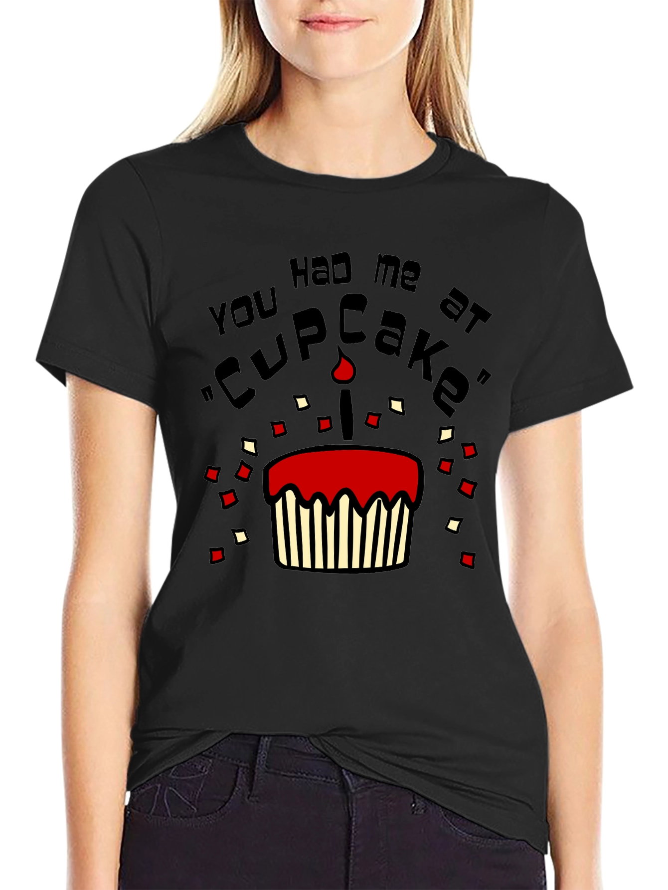 You Had Me At Cupcake Mens T-Shirt