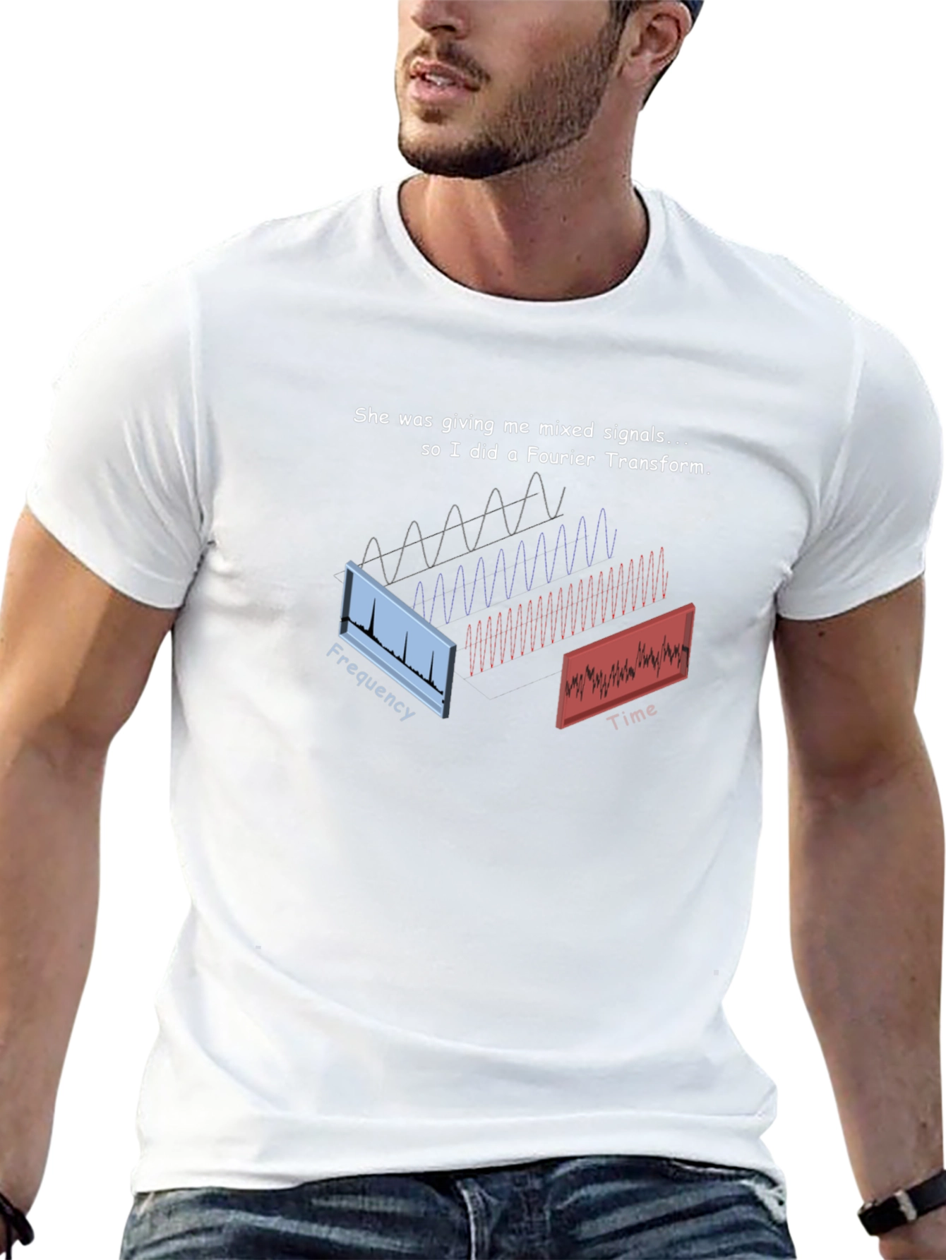 Fourier Transform Mixed Signals T-Shirt