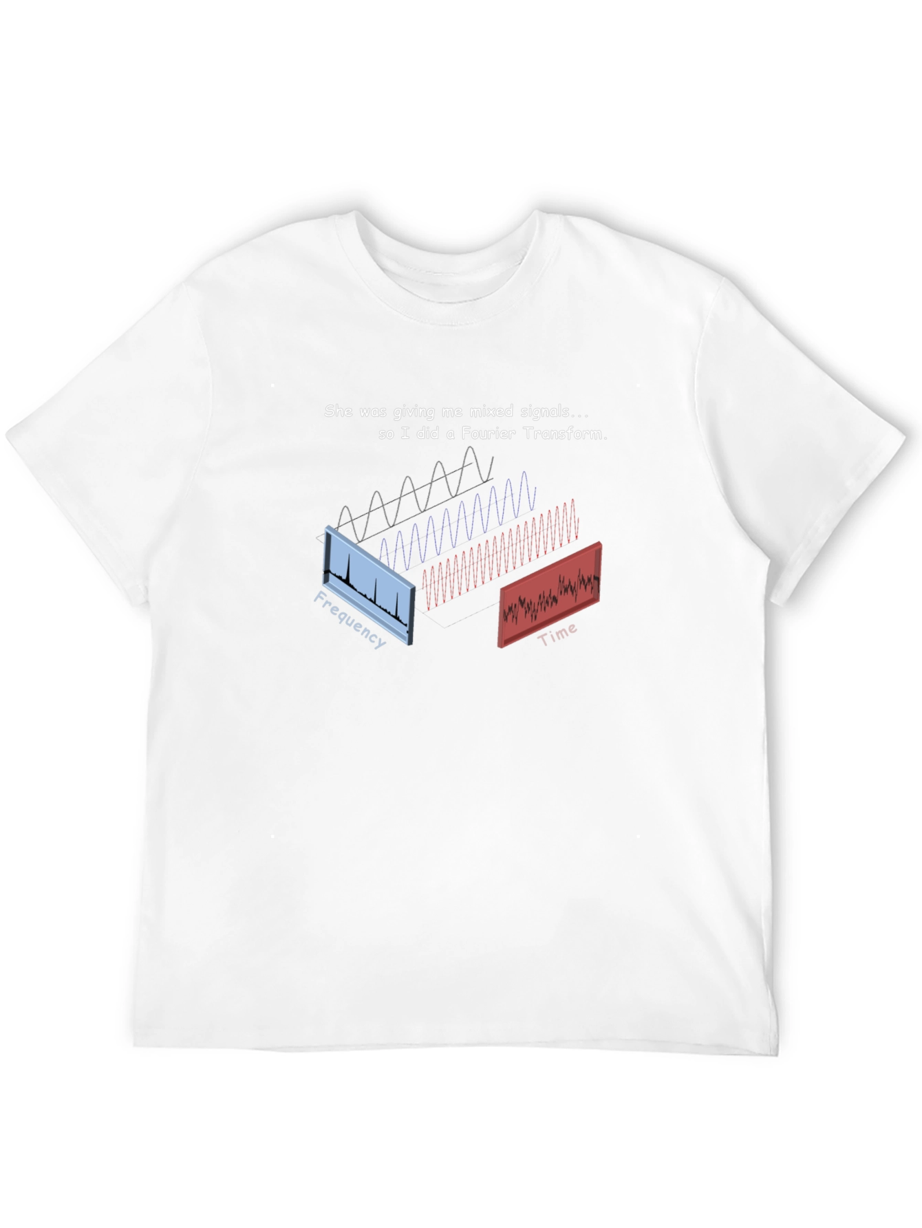 Fourier Transform Mixed Signals T-Shirt