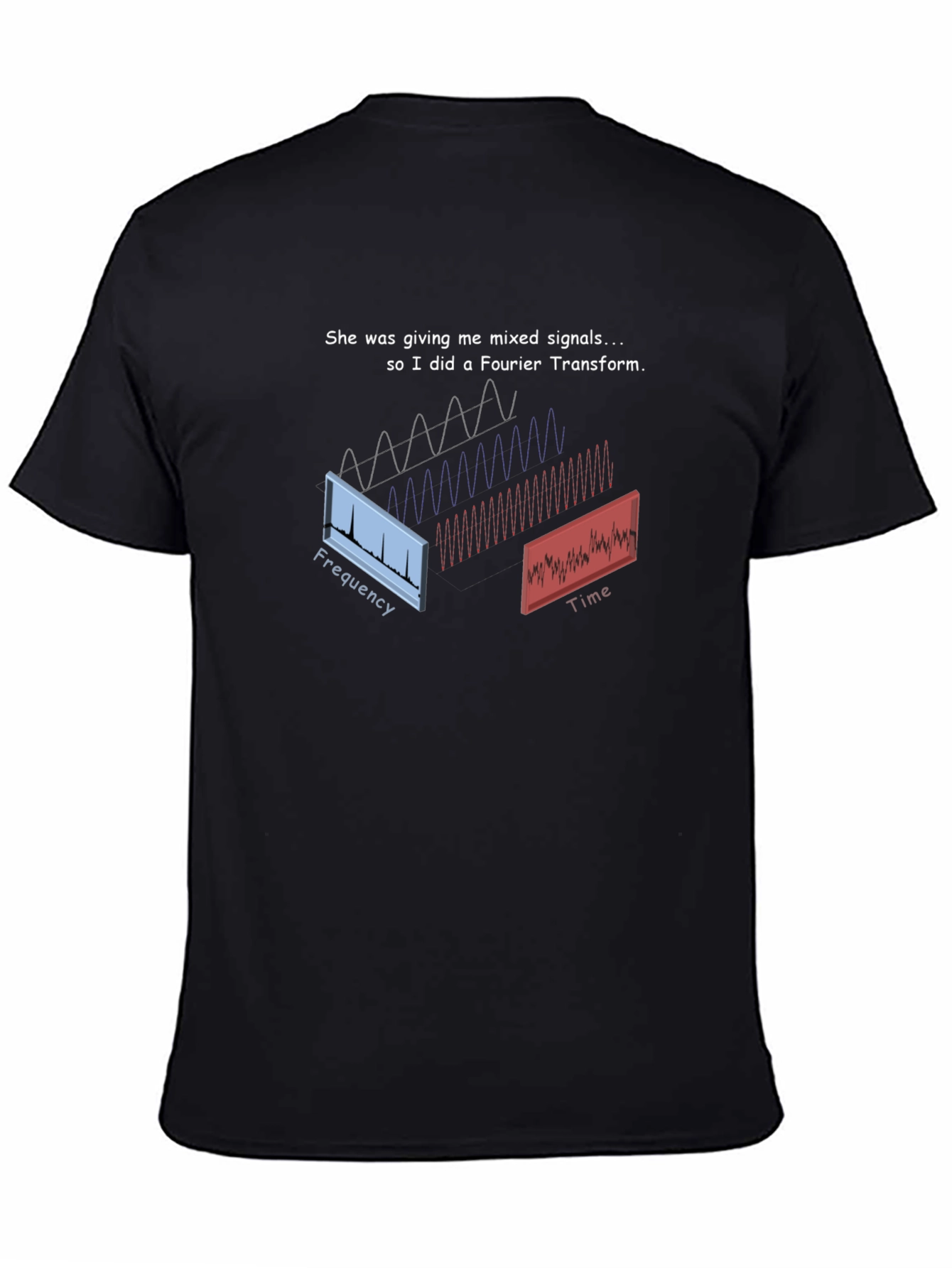 Fourier Transform Mixed Signals T-Shirt