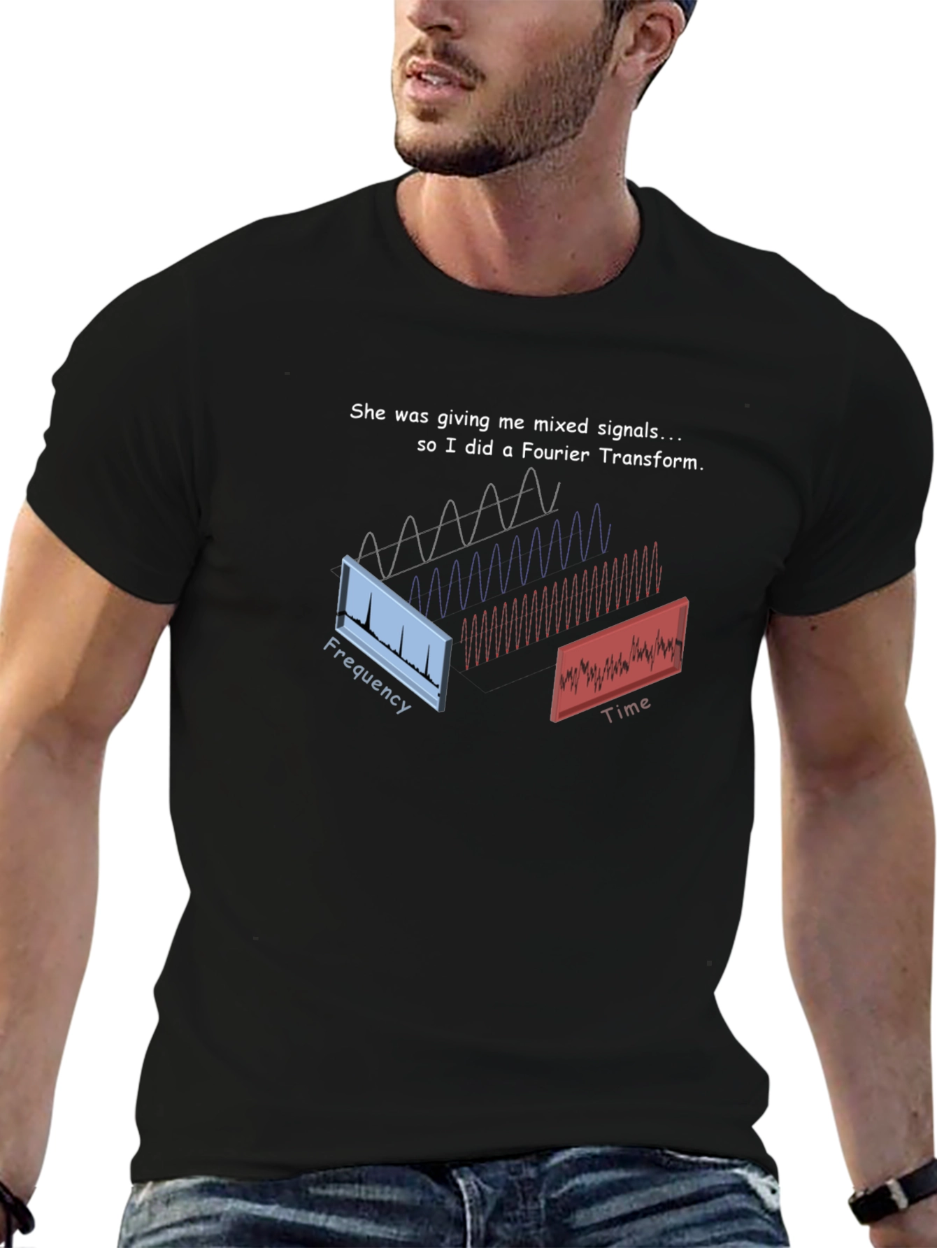Fourier Transform Mixed Signals T-Shirt