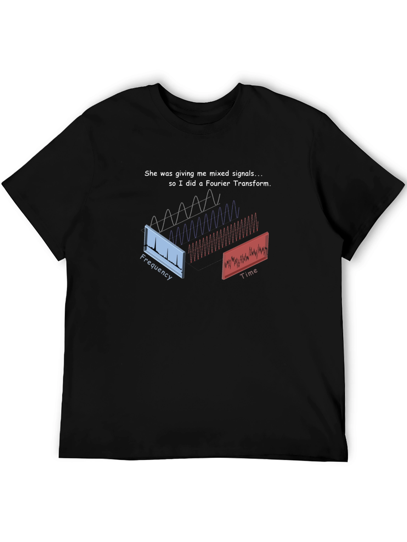 Fourier Transform Mixed Signals T-Shirt