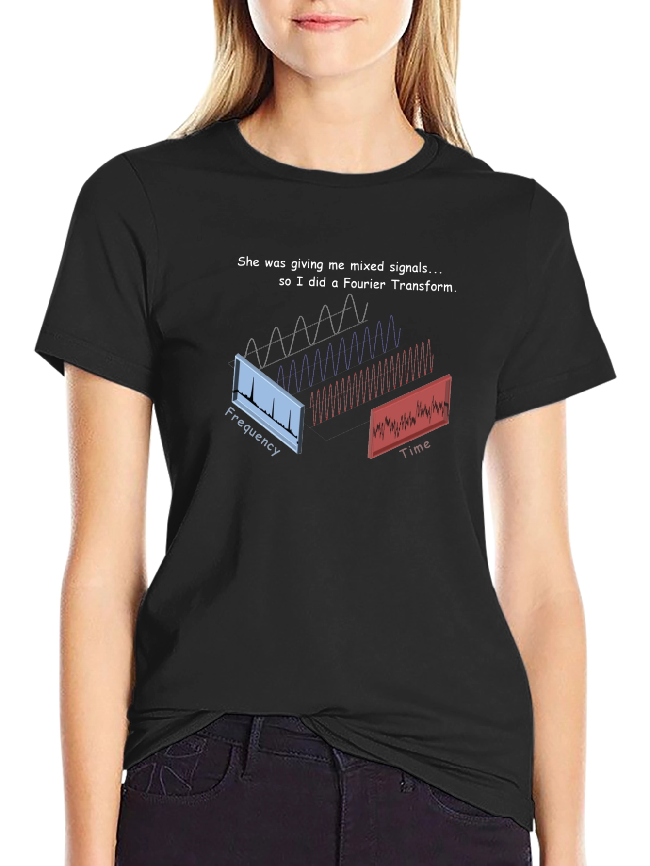Fourier Transform Mixed Signals T-Shirt