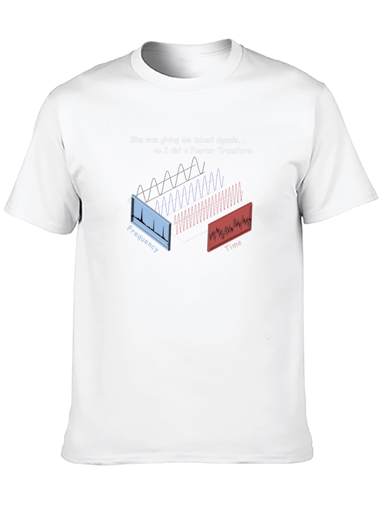 Fourier Transform Mixed Signals T-Shirt