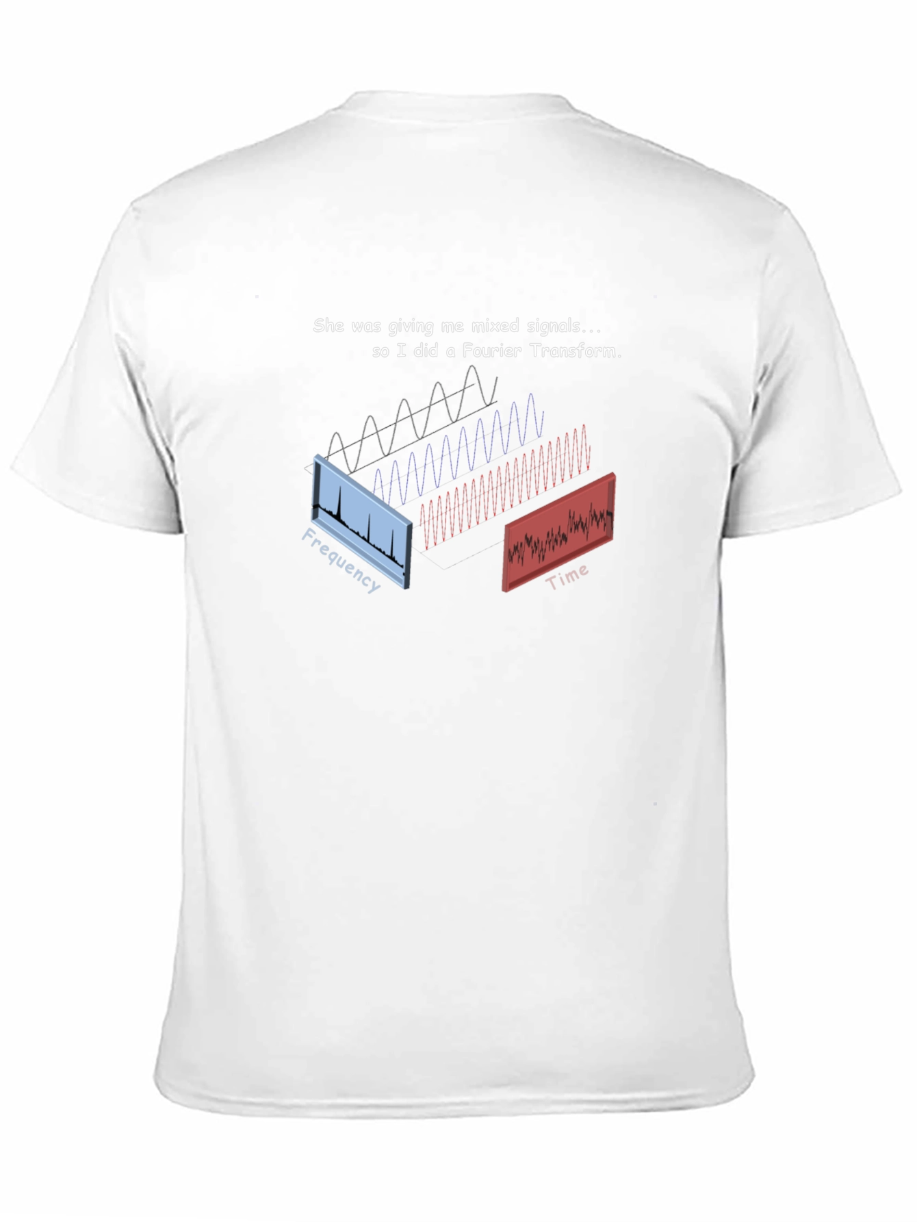 Fourier Transform Mixed Signals T-Shirt
