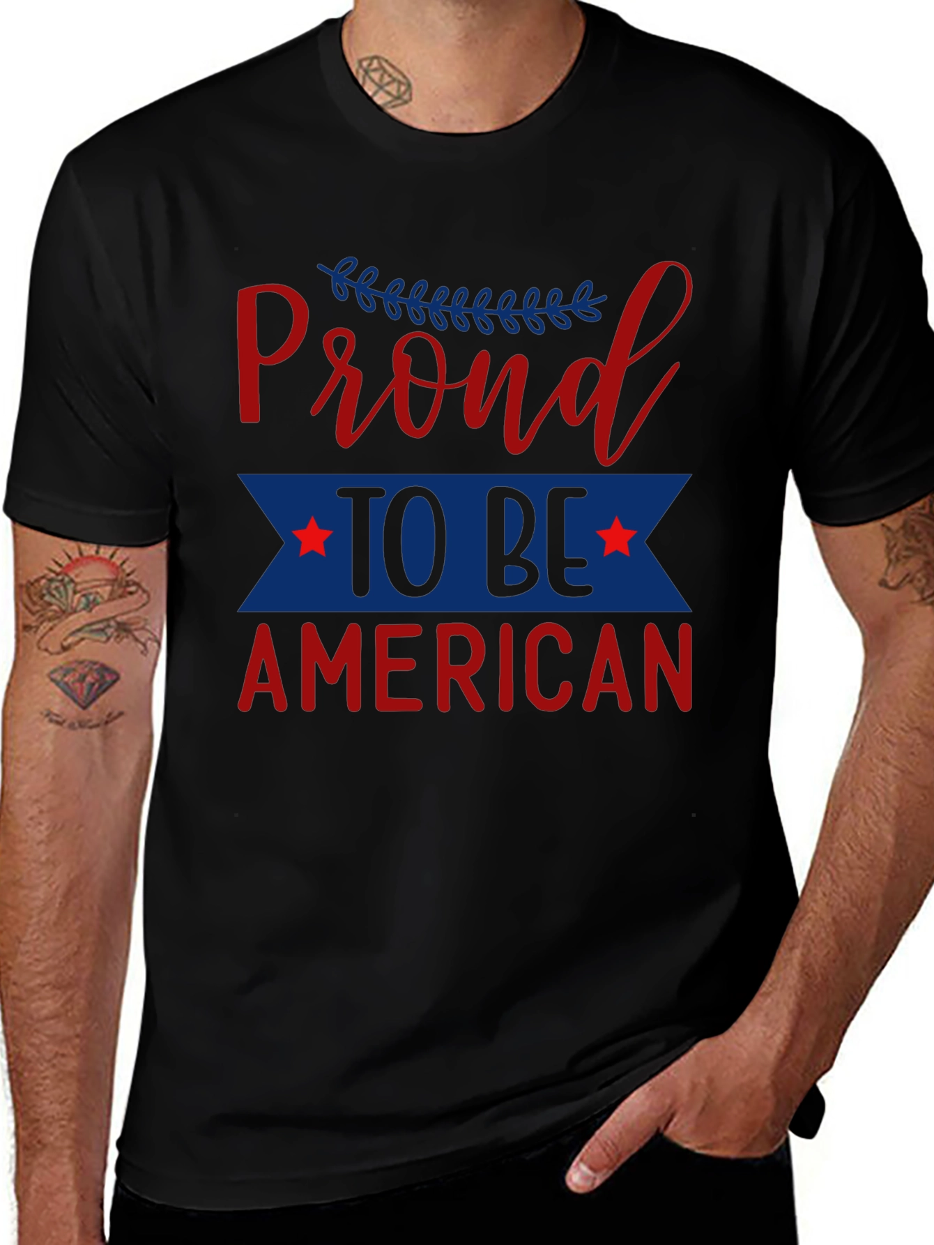 Proud to be American Patriotic T-Shirt