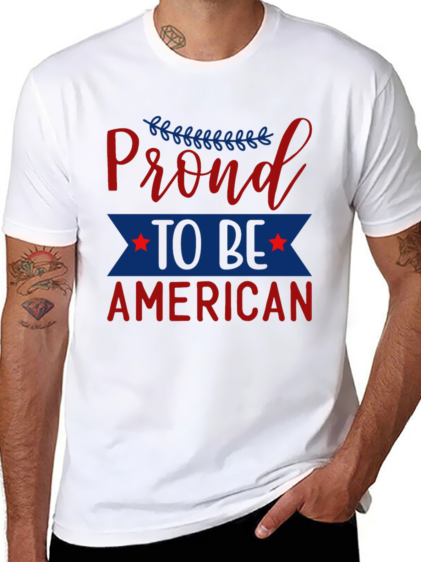 Proud to be American Patriotic T-Shirt