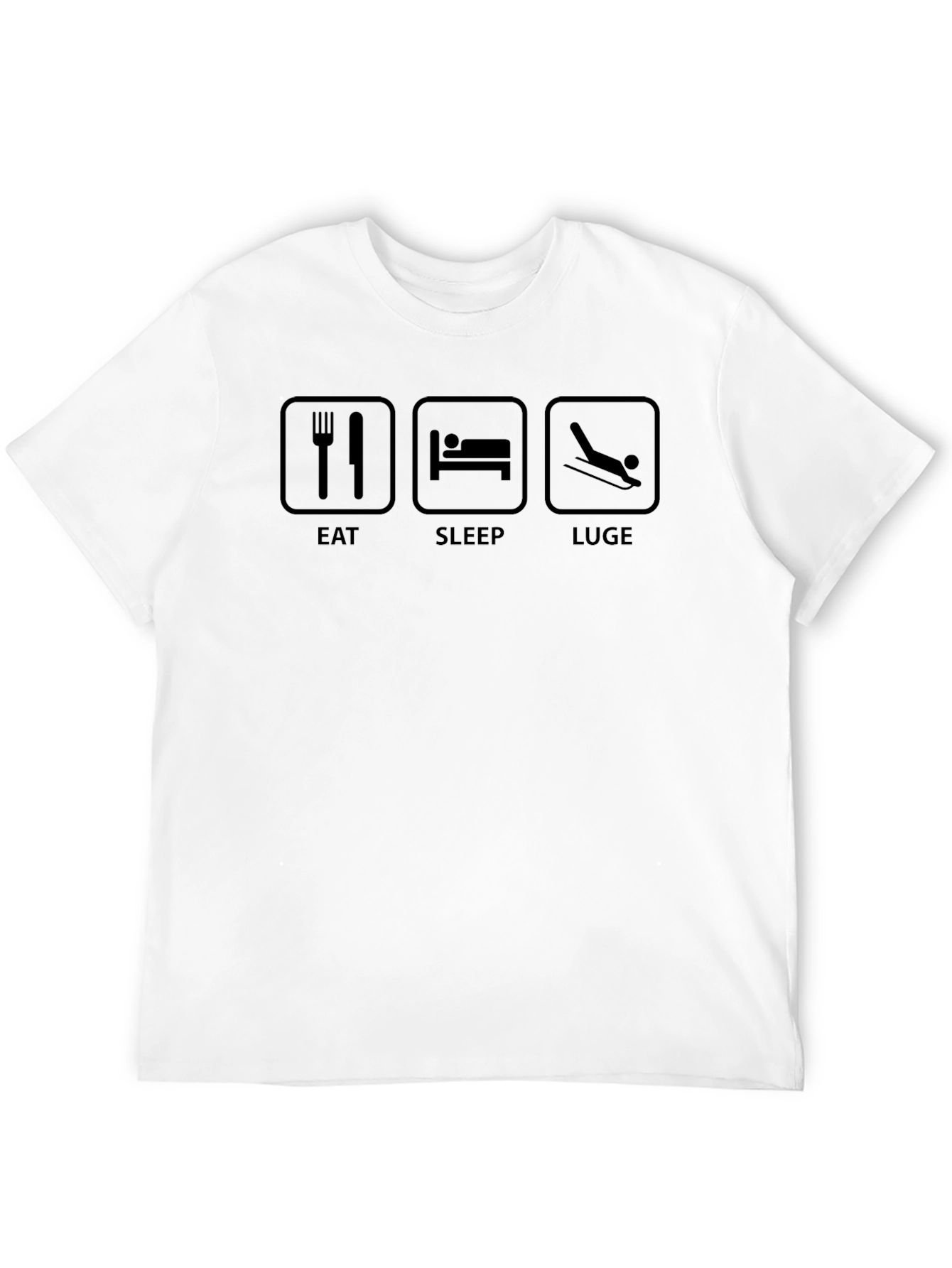 Eat Sleep Luge T-Shirt Funny Luge Gift