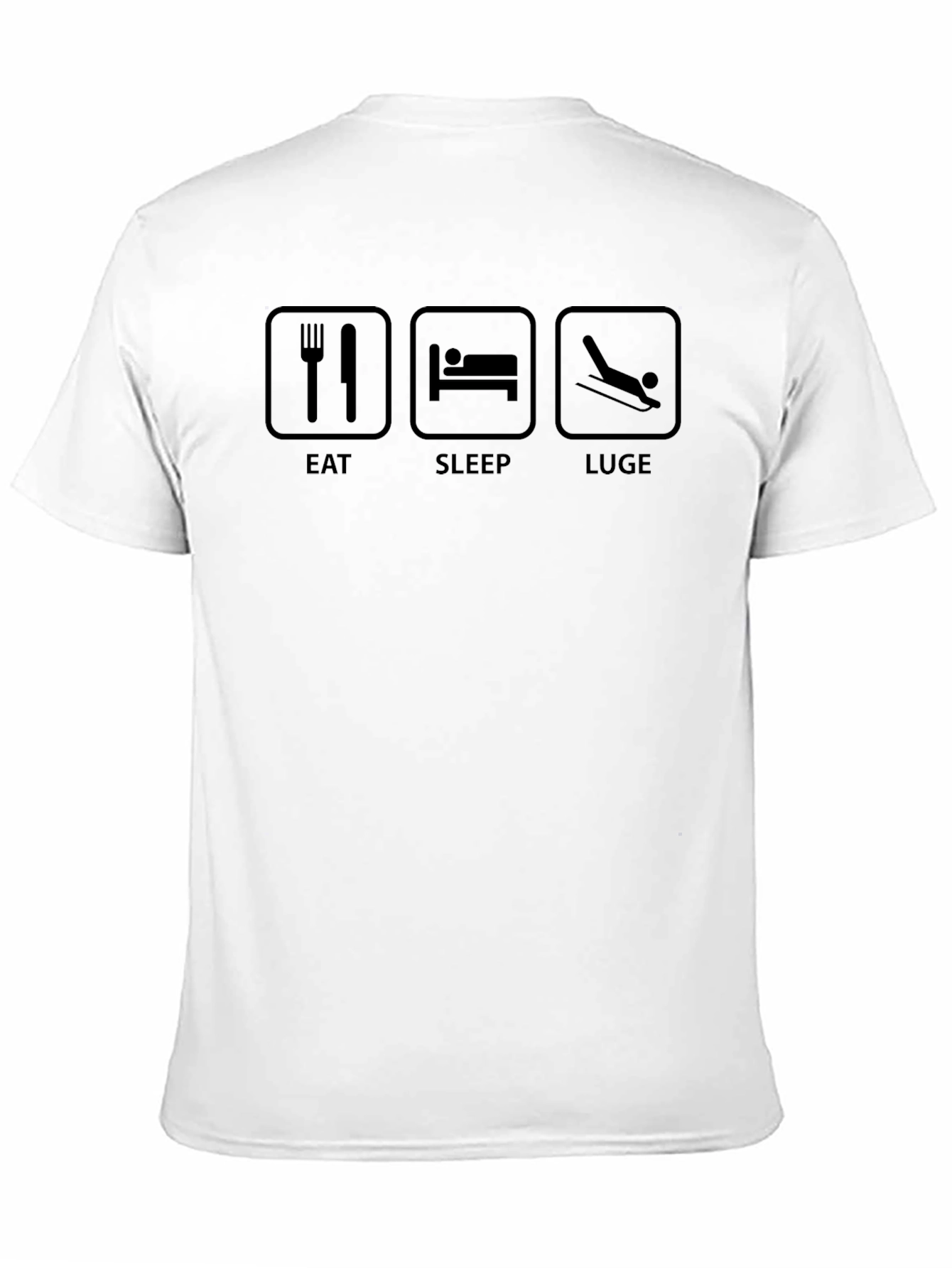 Eat Sleep Luge T-Shirt Funny Luge Gift